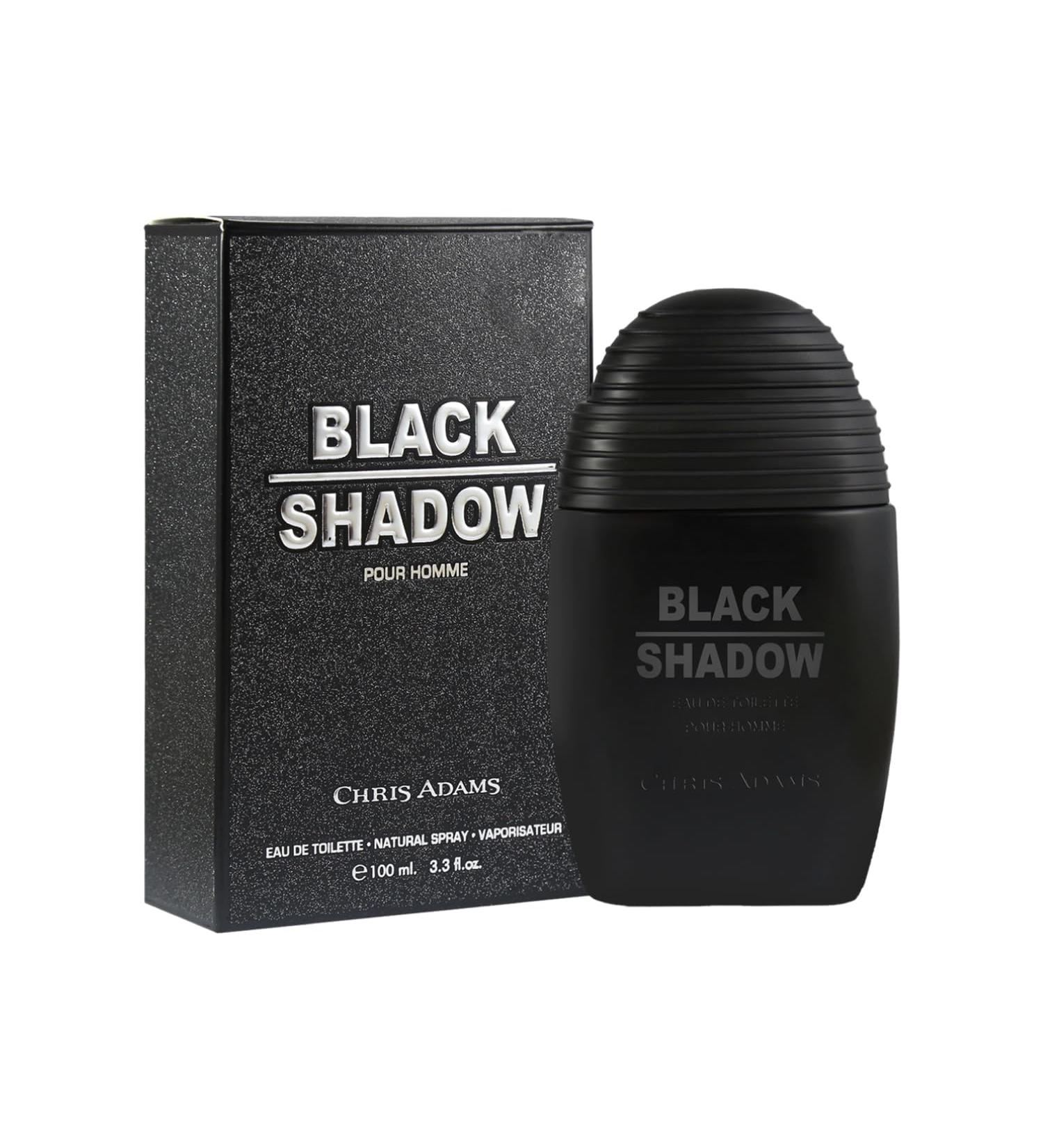 Ch.ris Ad.ams Eau De Toilette - Black Shadow 100ml | Aromatic Woody Musky Scent | Premium Long Lasting Fragrance Spray | Strong Perfume For Men | Daily Use Perfume | Ideal Gift For Men | - Buy Online on GoSupps.com