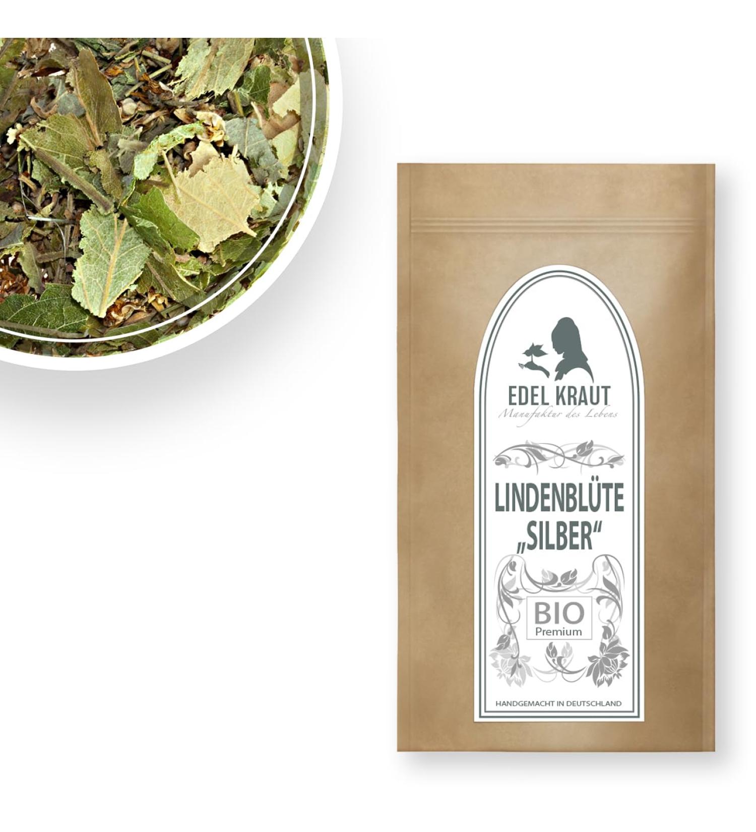 Organic Linden Blossom Tea - Premium Silver 1000g | Buy Organic Herbal Tea Online - Buy Online on GoSupps.com