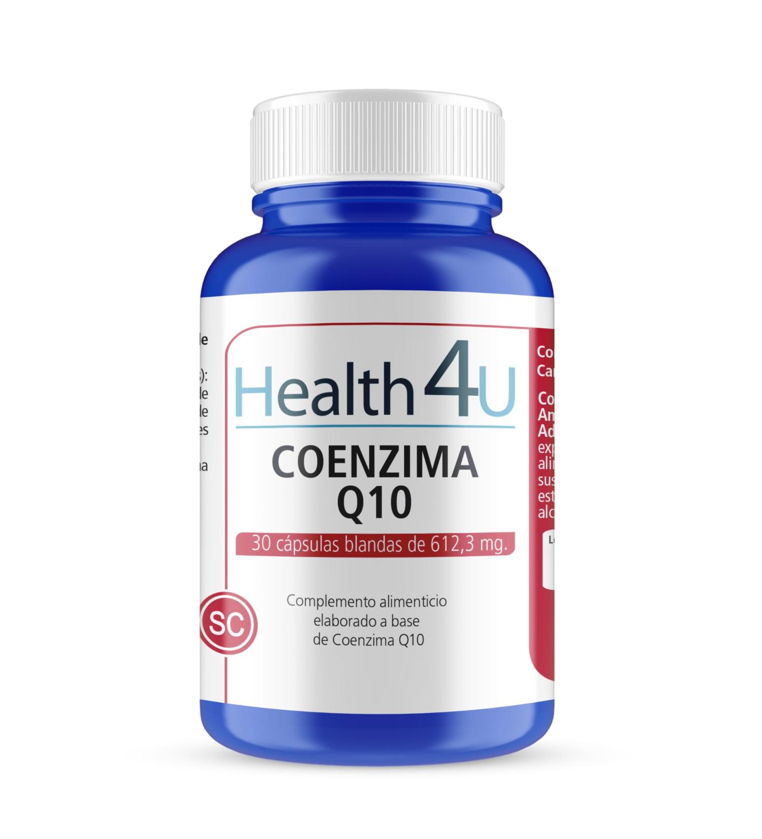 Health4U H4U Coenzyme Q10 30 Capsules 612.3 mg 40 g One Size 100 ml - Buy Online on GoSupps.com