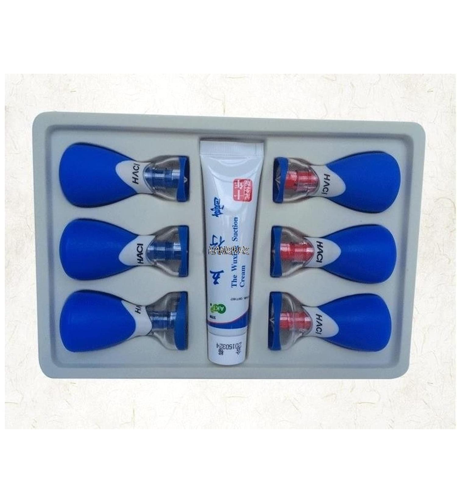 6 Pcs Five Lines of Needle Bipolar Magnet Needle Six Household Cupping Acupuncture Cupping Device Magnetic Therapy - Buy Online on GoSupps.com