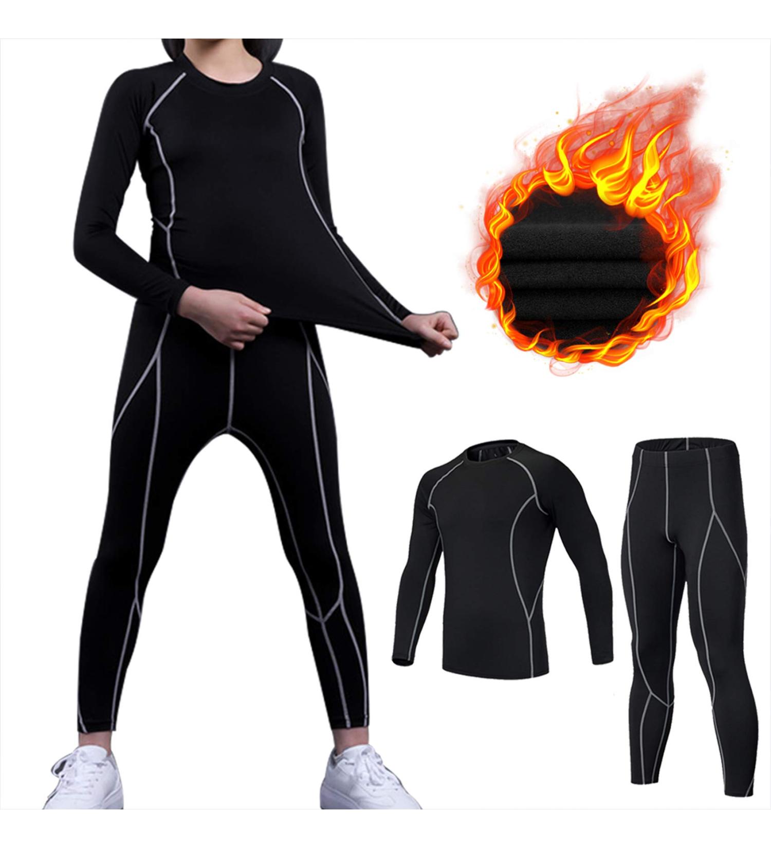 TBOONOR Kids Thermal Underwear Set - Ski & Sports Functional Warm Thermo Pants & Shirt for Winter (Size 30 150-160cm) - Perfect for Football & Outdoor Activities - Buy Online on GoSupps.com
