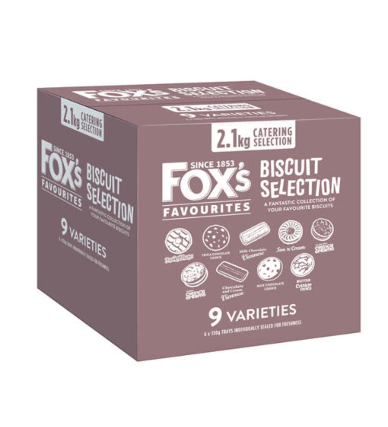 Fox's Favourites Catering Assortment Biscuits (6x350g). selection box - Buy Online on GoSupps.com