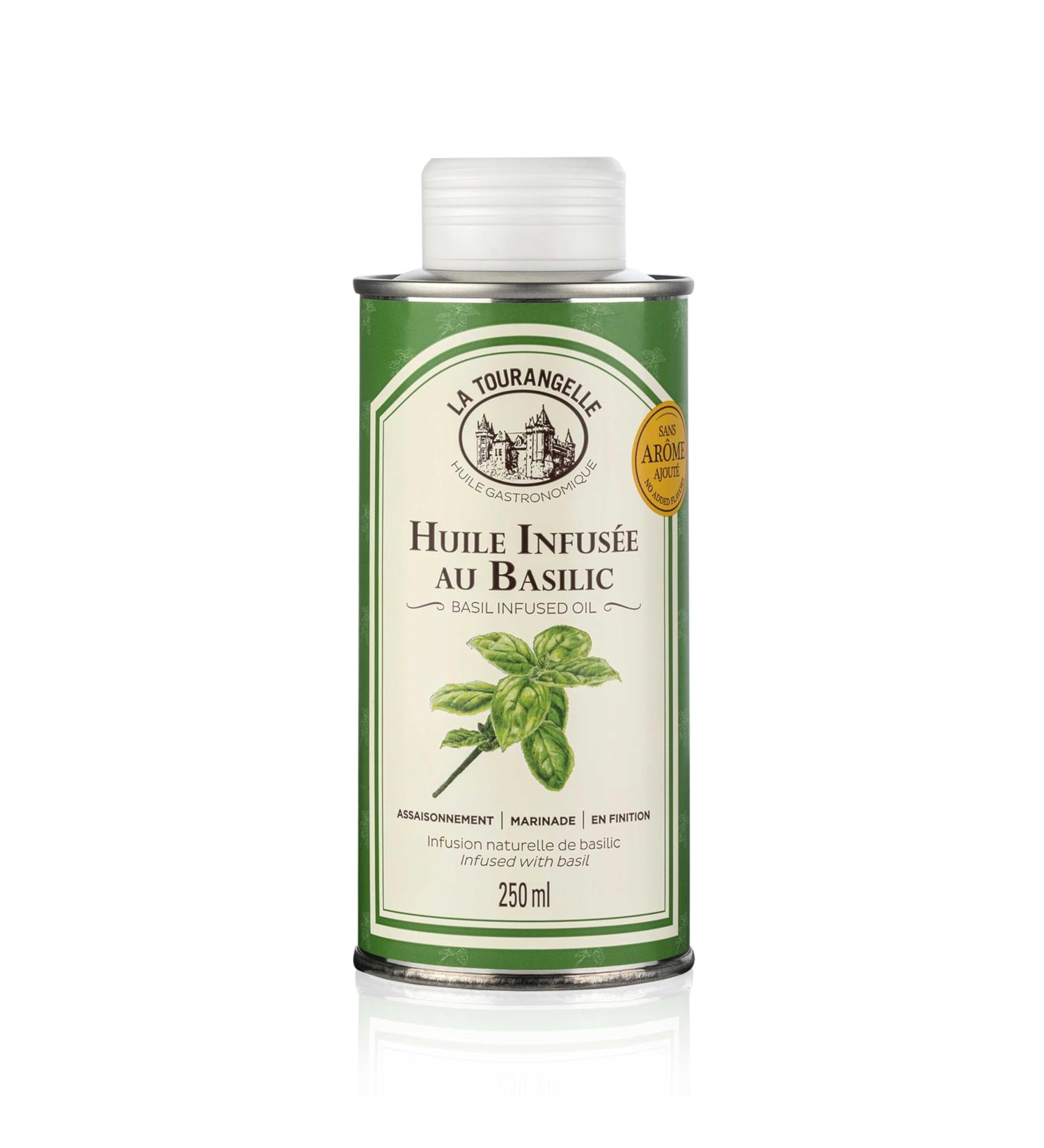 La Tourangelle - Basil Infused Sunflower Oil - 250 ml - France