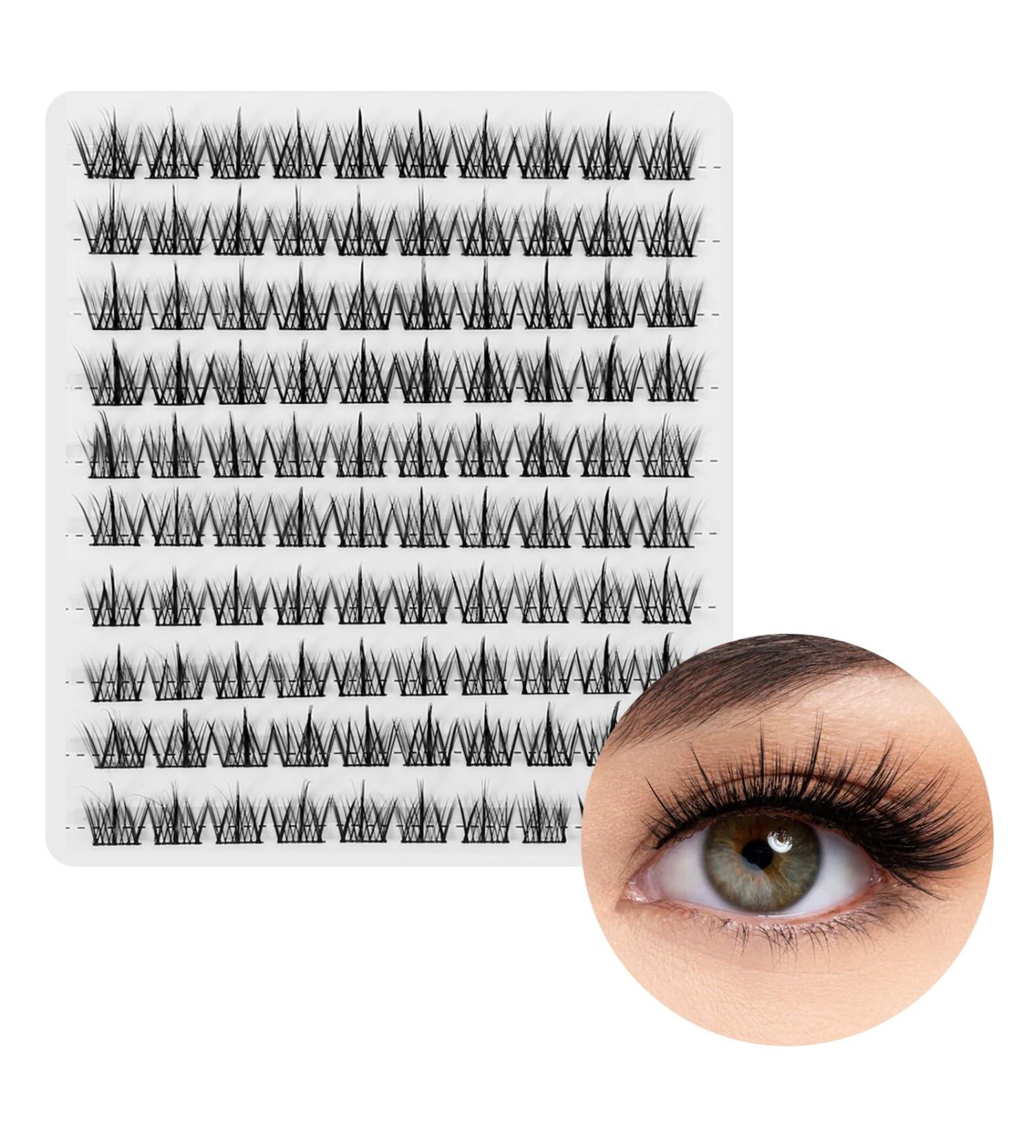 Boobeen Natural Cluster Eyelash Extensions - Effortless False Lash Enhancements for Stunning Eye Makeup - Buy Online on GoSupps.com
