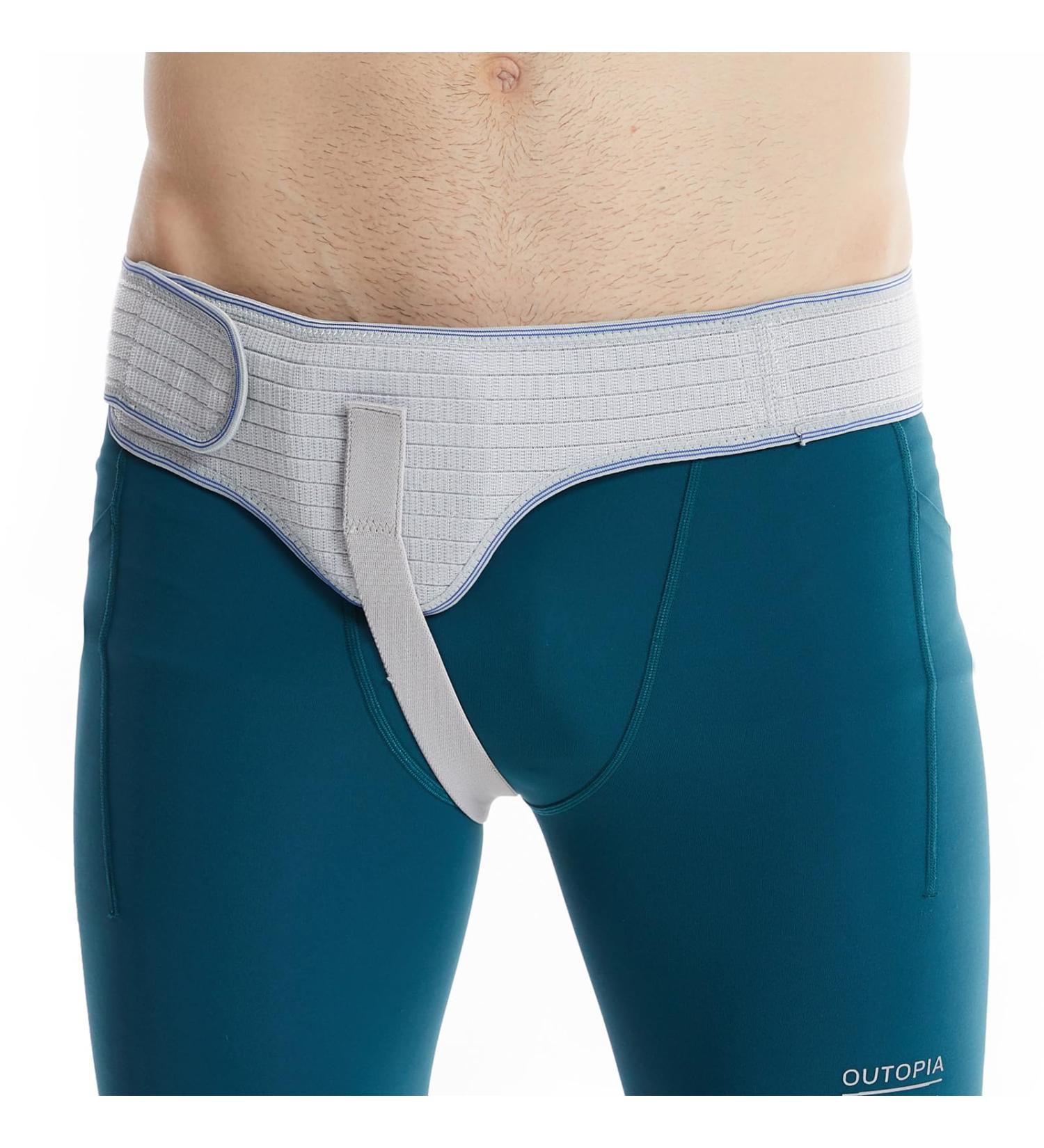 Inguinal Hernia Brace for Men and Women - Left or Right, Large Size | Post-Surgical Support Band | Fully Adjustable Inguinal Hernia Brace - Buy Online on GoSupps.com