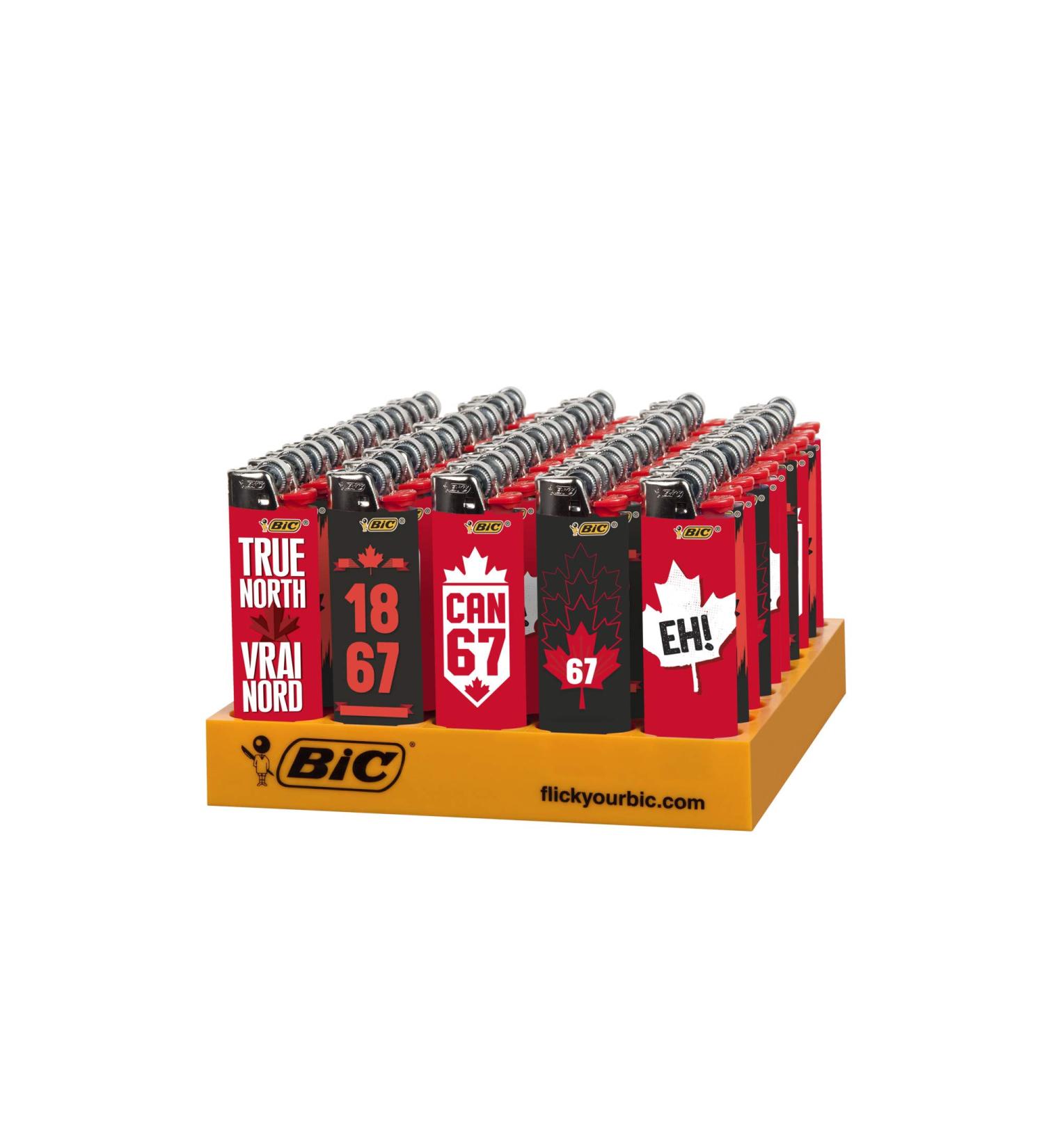 BIC Special Edition Canadiana Series Lighters 50-Count Tray - Buy Online on GoSupps.com