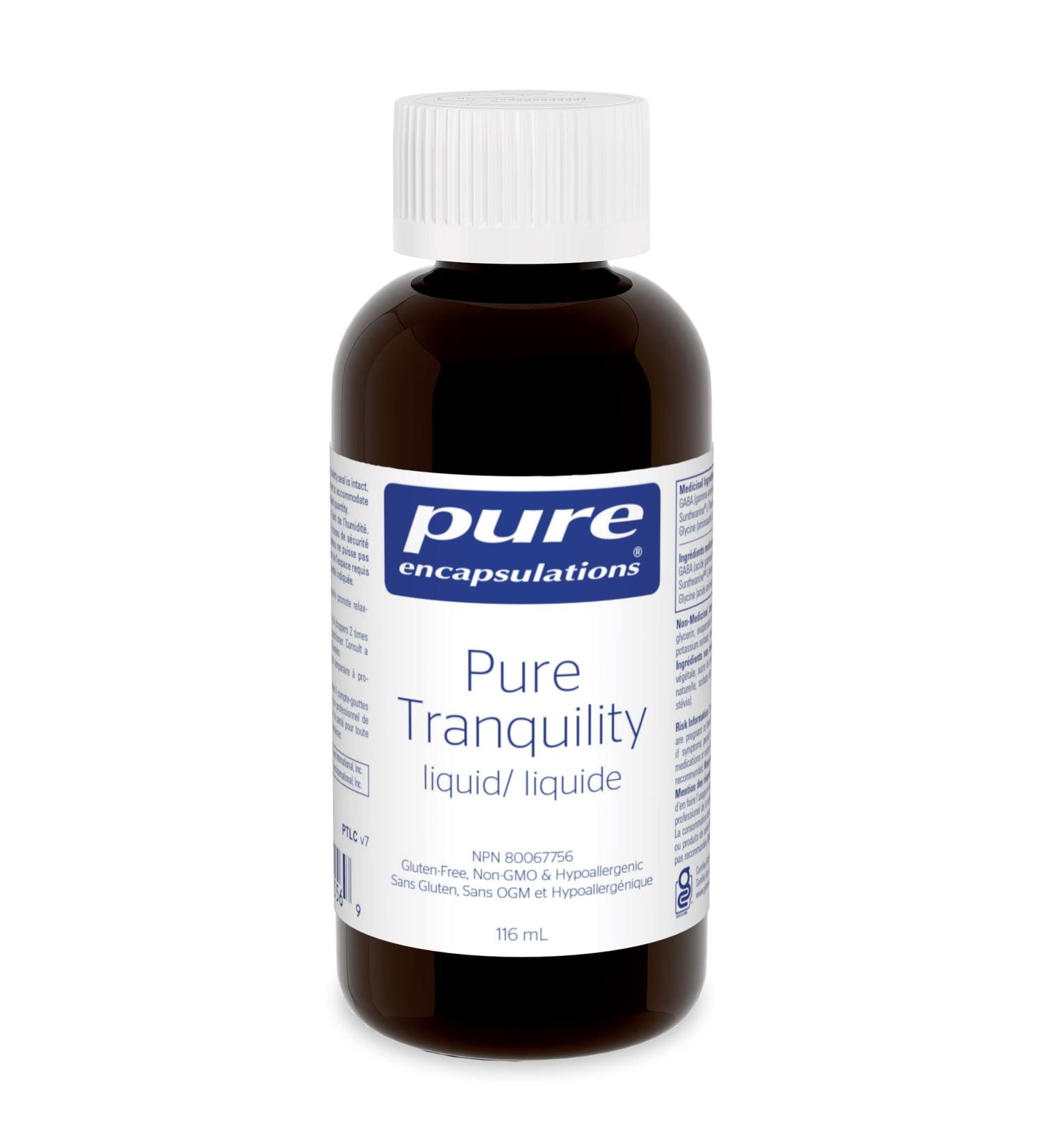 Pure Encapsulations - Pure Tranquility Liquid - Hypoallergenic Supplement to Support Relaxation - 116 ml Liquid - Buy Online on GoSupps.com