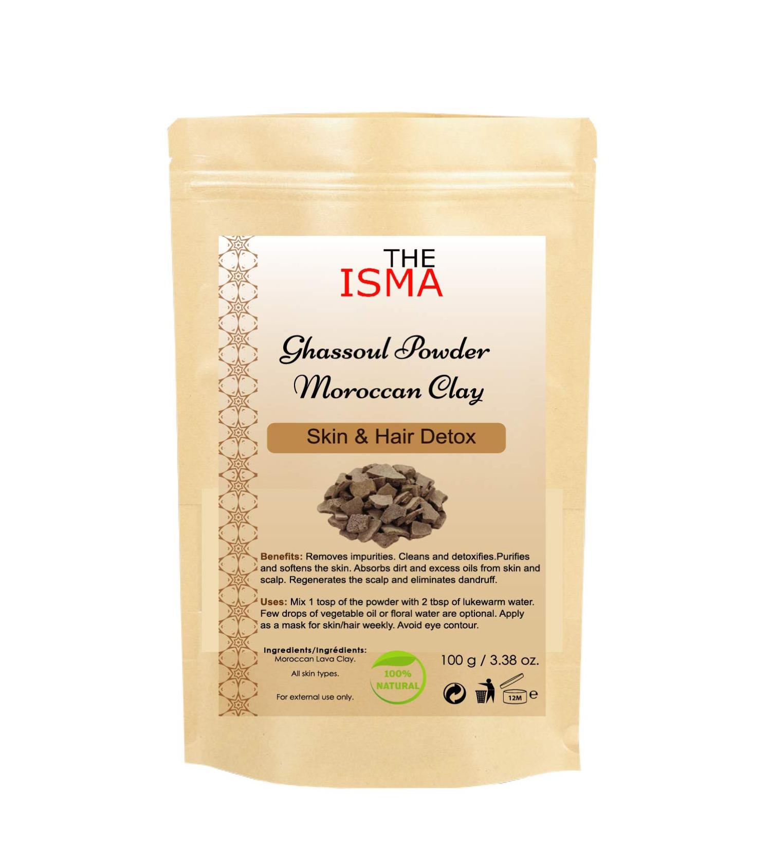  THE ISMA 100% Natural Kaolin Clay Facial Mask Paraben-Free Deep Pore Cleansing (100g bag) - Buy Online on GoSupps.com