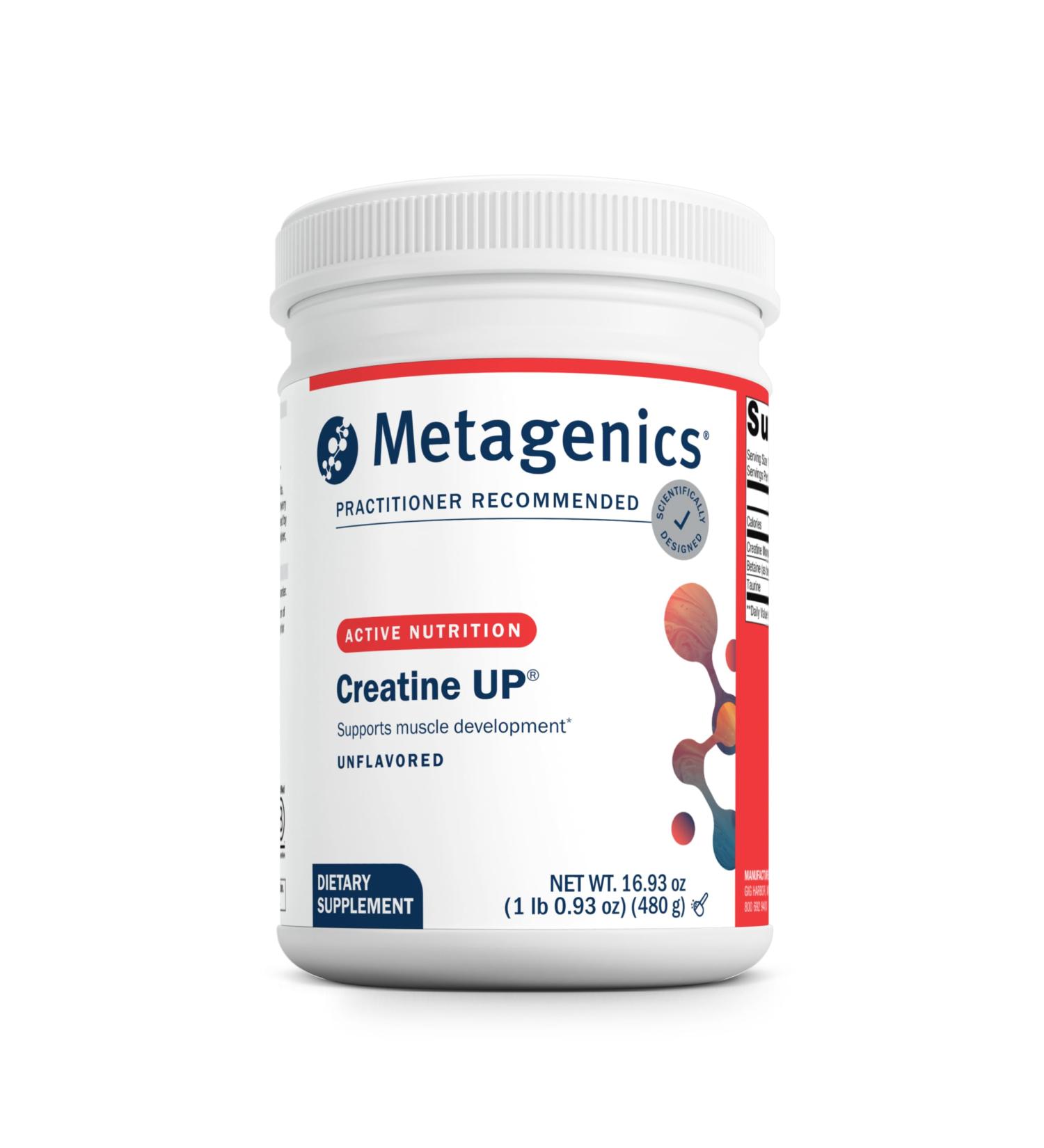 Metagenics Creatine UP Creatine Supplement for Women & Men with Betaine & Taurine Supports Muscle Growth Strength & Recovery Non-GMO Gluten-Free 16.93 oz (480g) - Buy Online on GoSupps.com