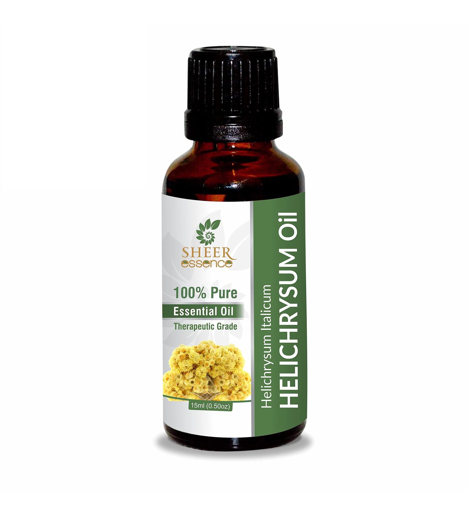 Helichrysum Oil -(Helichrysum Italicum)- Essential Oil 100% Pure Natural Undiluted Uncut Therapeutic Grade Oil 1.01 Fl.OZ 1.01 Fl Oz (Pack of 1) - Buy Online on GoSupps.com