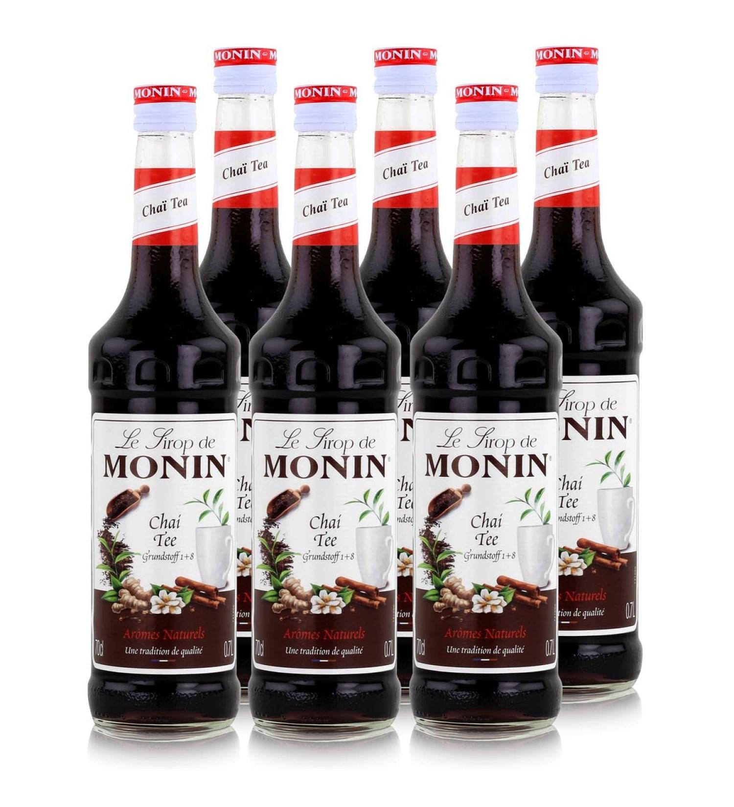  Monin Monin Chai Tea Concentrate 6 x 0.7 l - Buy Online on GoSupps.com