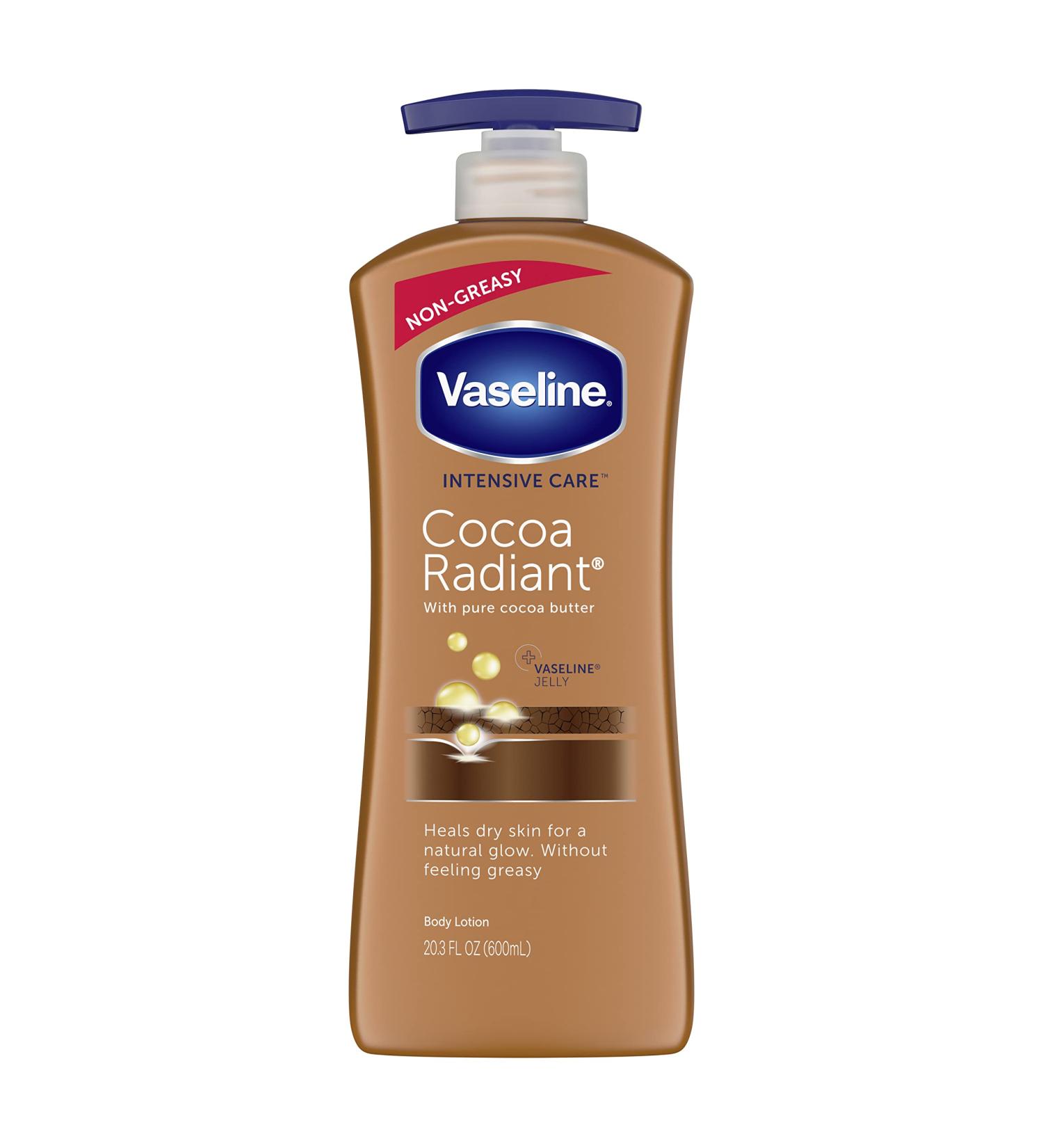 Vaseline Intensive Care Cocoa Radiant Body Lotion 20.3 fl oz - Moisturize & Nourish Skin - Buy Online on GoSupps.com