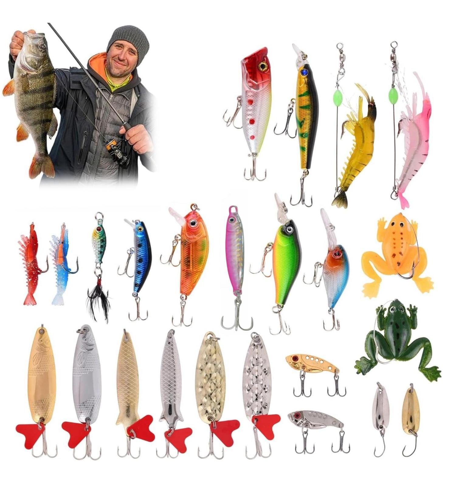 Fishing Advent Calendar 2024 Fishing Lure Advent Calendar Countdown Fishing Tackle Advent Calendar 2024 Advent Calendar Fishing Christmas Countdown (C) - Buy Online on GoSupps.com