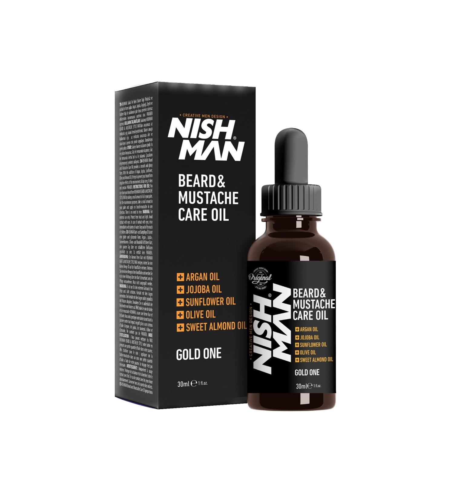 nishman Beard oil with argan and jojoba oil 30 ml