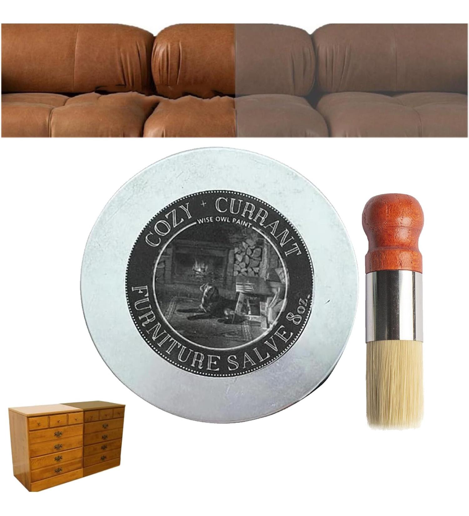 Evergloss Furniture Salve Evergloss Leather Furniture Repair Evergloss Furniture Repair Salve Furniture Salve for Leather Suitable for Furniture Car Seats Floor Maintenance Leather Sofa 1pcs - Buy Online on GoSupps.com