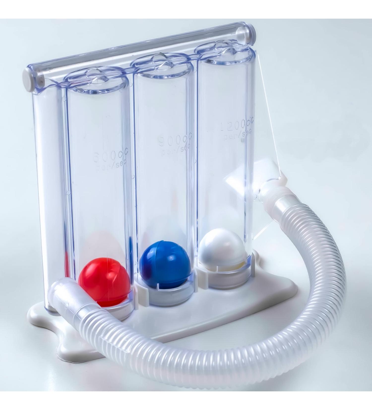 ALRIER Deep Breathing Respiratory Exerciser - Lung Health Breath Measurement System - Buy Online on GoSupps.com