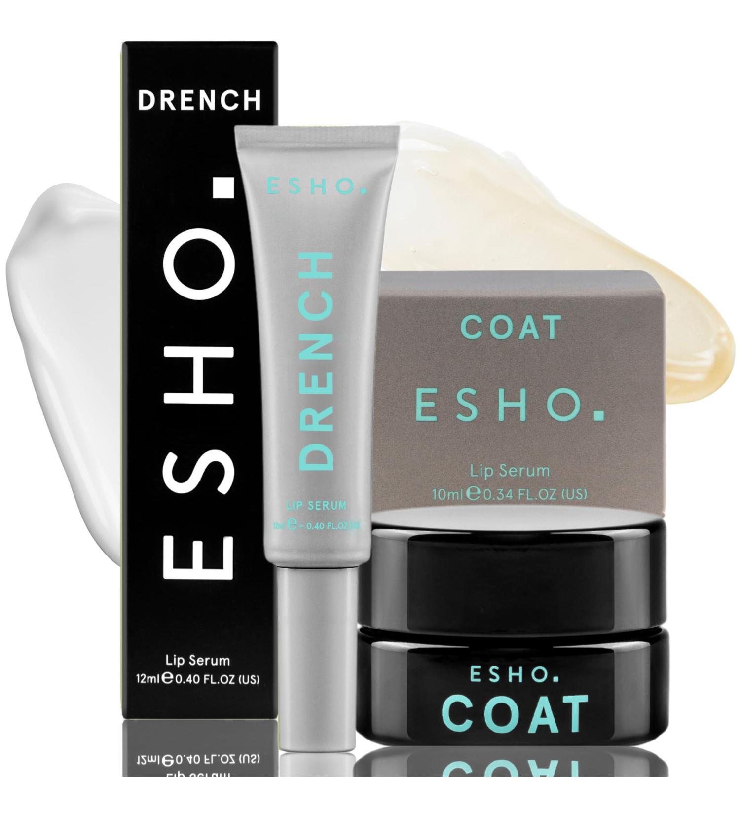 ESHO Hydration Bundle: Drench & Coat for Lasting Relief and Plump Lips - Buy Online on GoSupps.com