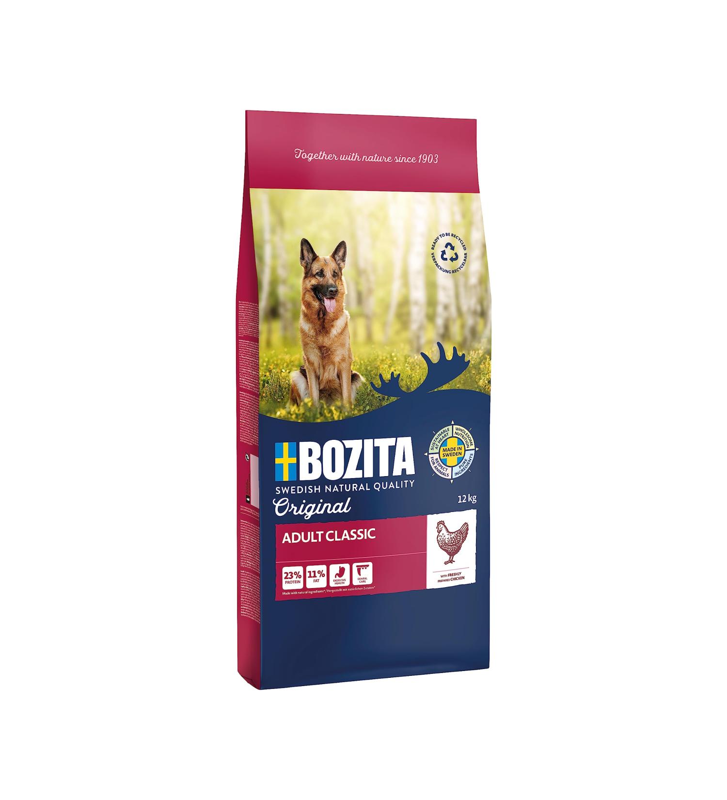 Bozita Dog Original Adult Classic 12 kg - Buy Online on GoSupps.com