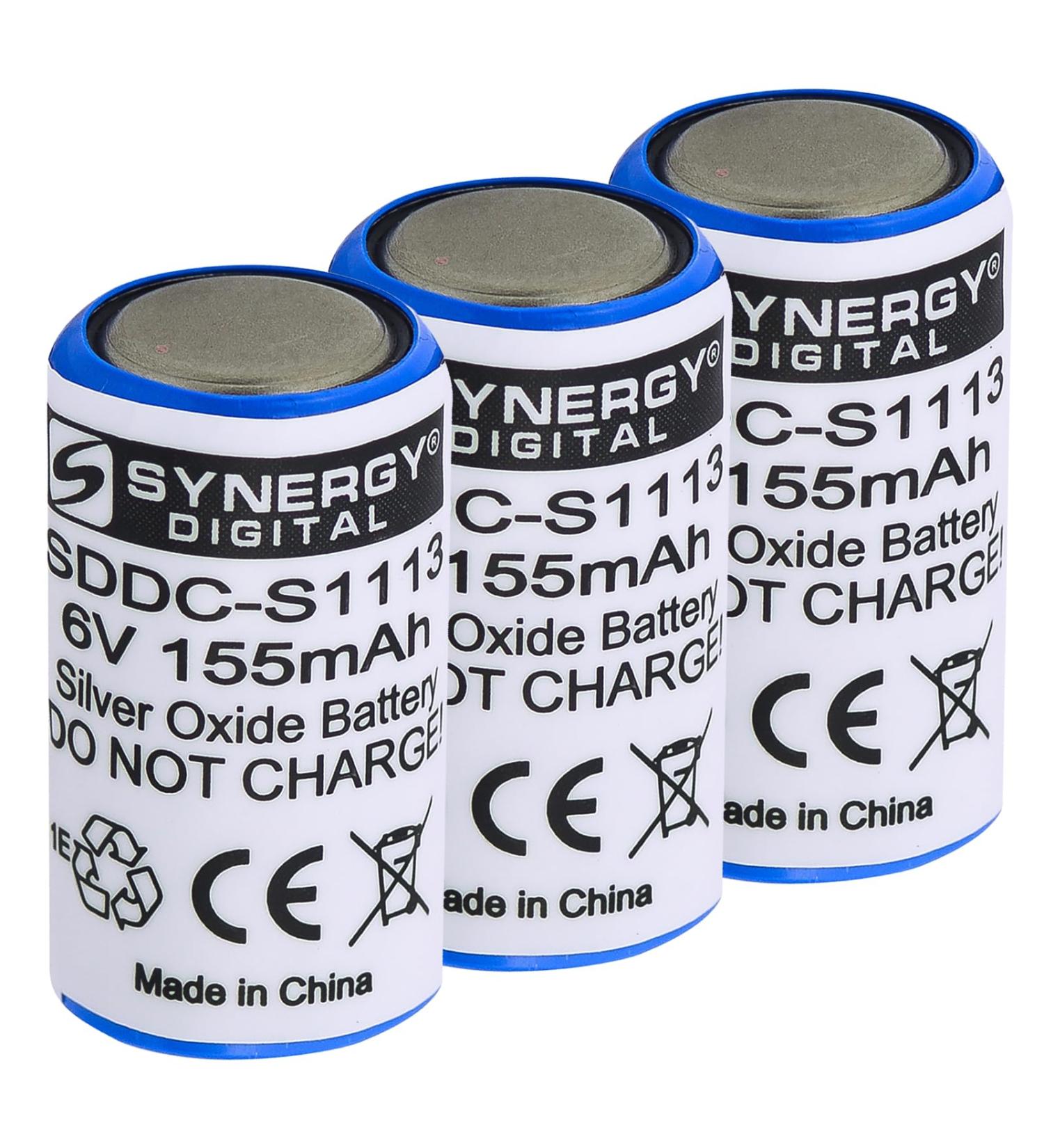 Synergy Digital 6V Replacement Batteries - Compatible with Interstate DRY6011 | 3-Pack SDDC-S1113 Silver Oxide | International Shipping Available - Buy Online on GoSupps.com