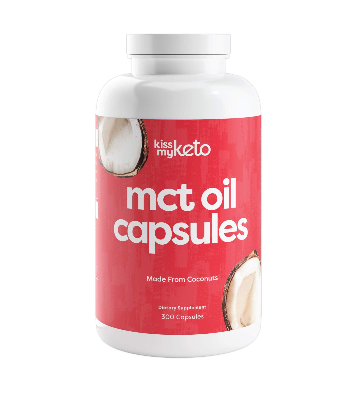 Kiss My Keto MCT Oil Softgels - 300 Count for Keto & Energy Boost - Buy Online on GoSupps.com