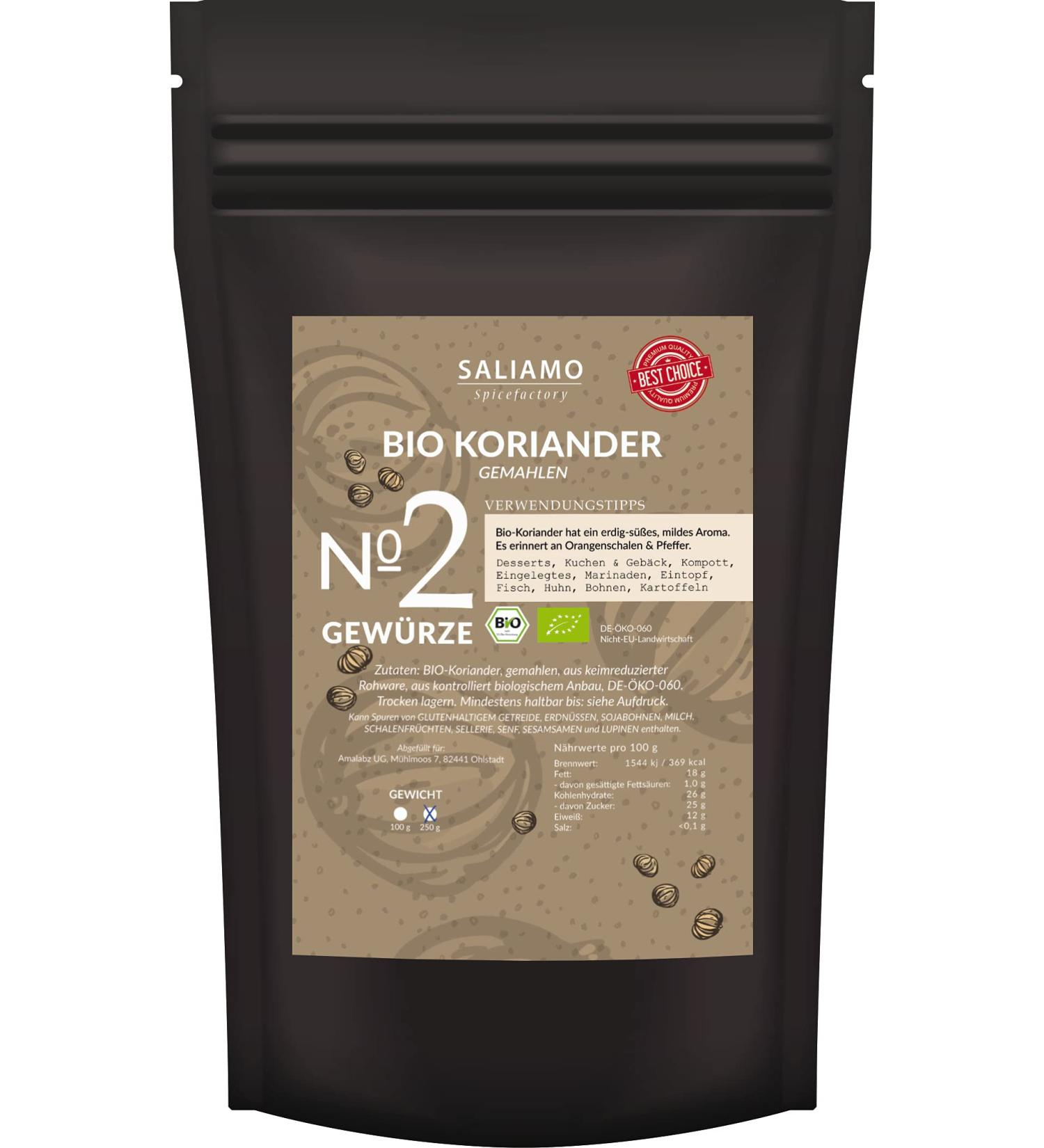 250g organic coriander ground grinding coriander seeds coriander powder coriander coriander seeds coriander seeds |Saliamo