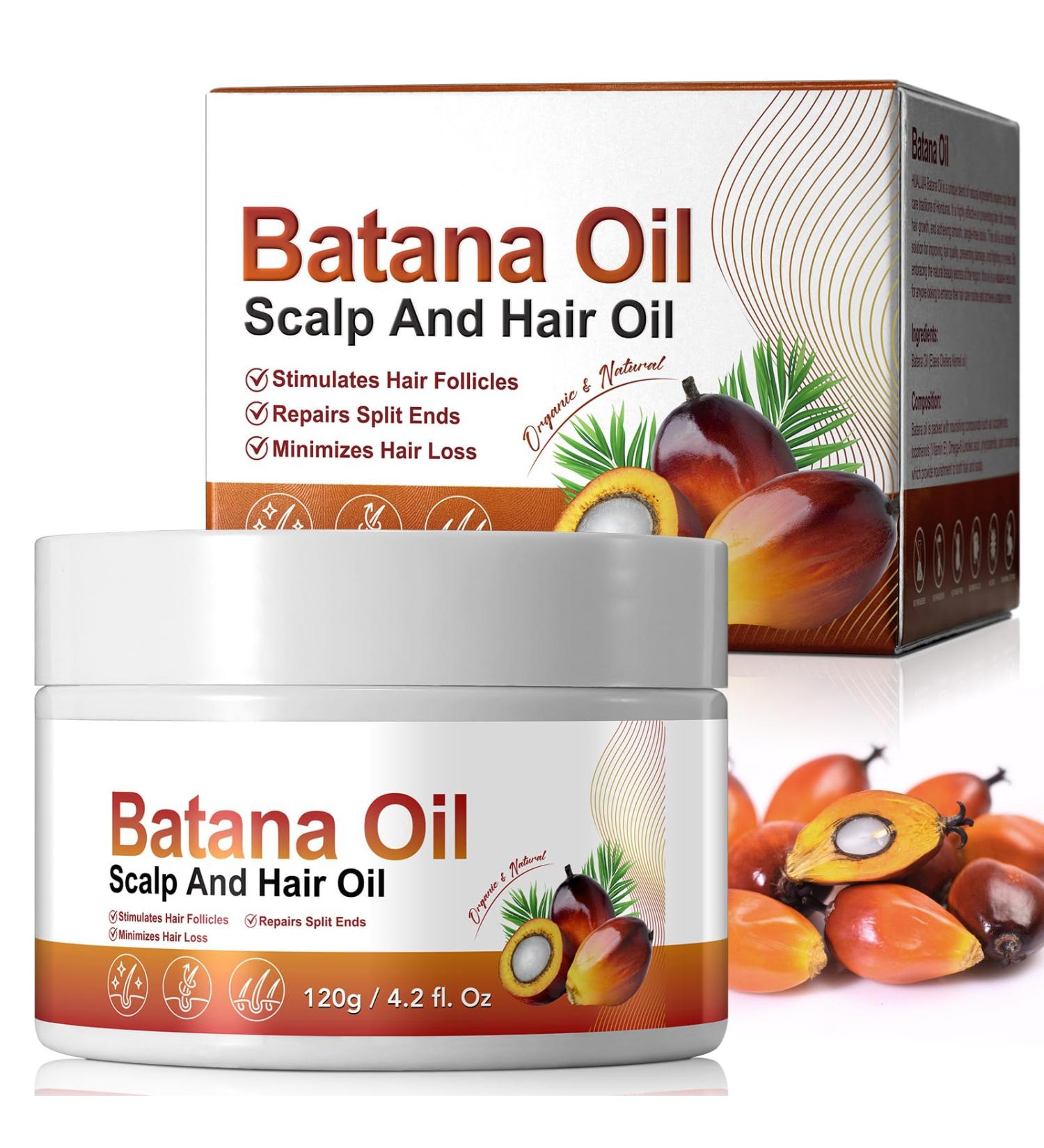 Original Organic Honduras Batana Oil Butter Cream 100% Pure Natural Raw Batana Oil 120g for Hair Growth and Nourishment (120g) - Buy Online on GoSupps.com