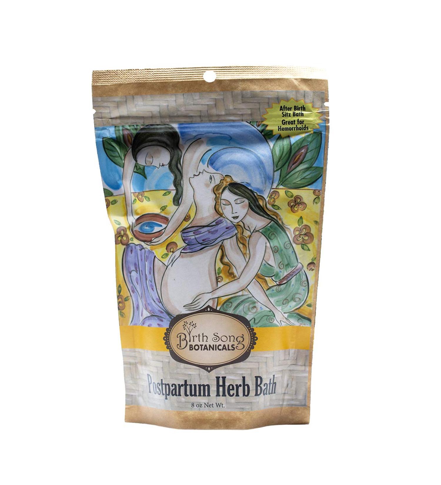 Postpartum Herbal Sitz Bath for Soothing Recovery - 8 oz Bag | Birth Song Botanicals - Buy Online on GoSupps.com