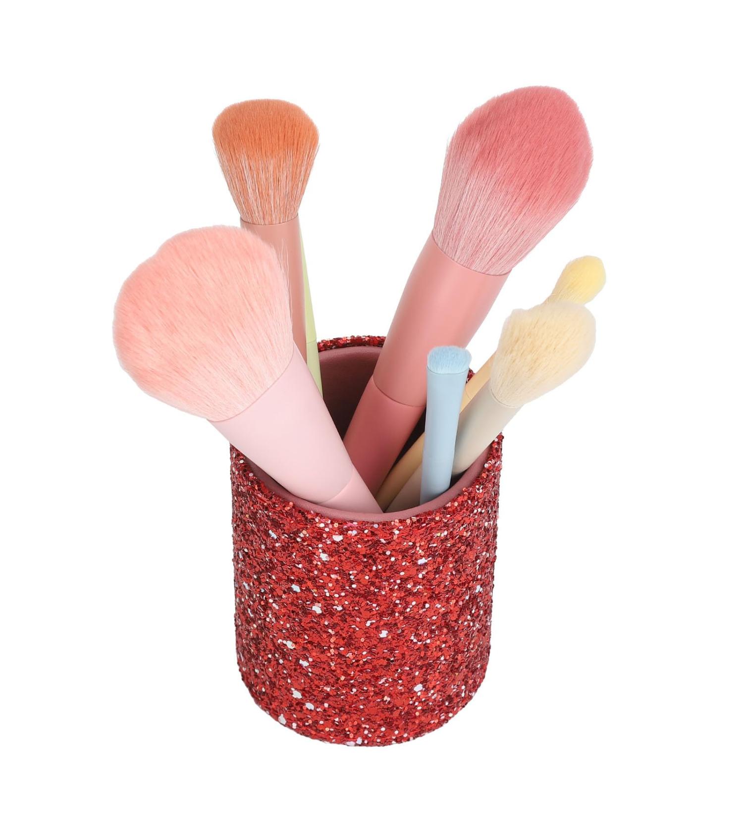 Colorful Makeup Brushes | Skin-Friendly Cosmetic Brushes for Travel | Perfect for Blush - Buy Online on GoSupps.com