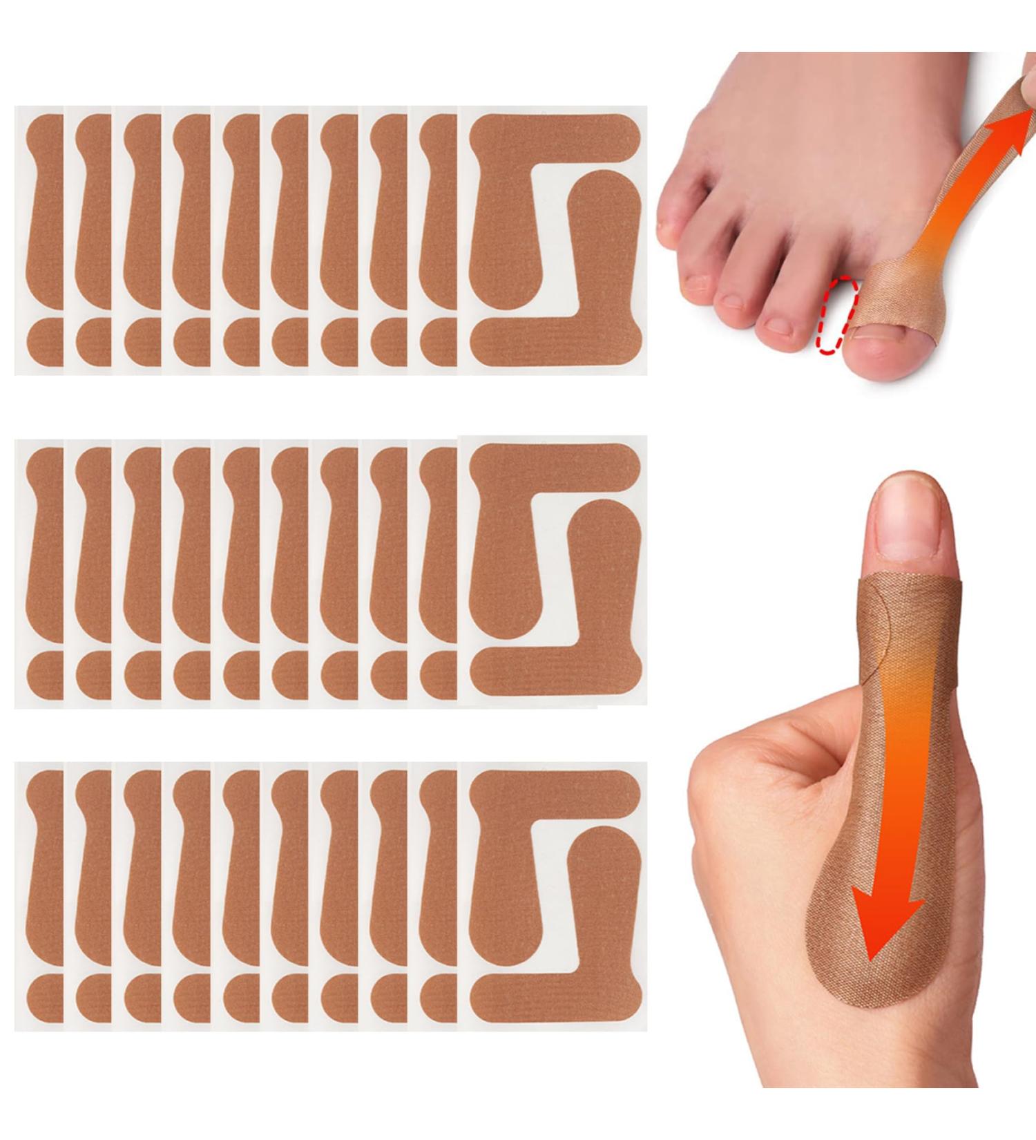 Finger Splints Thumb Support Tape 30Pcs Skin-friendly Waterproof Self-adhesive Pain Relief Brace Patch Guard Stabilizer for Tendonitis Knuckle - Buy Online on GoSupps.com