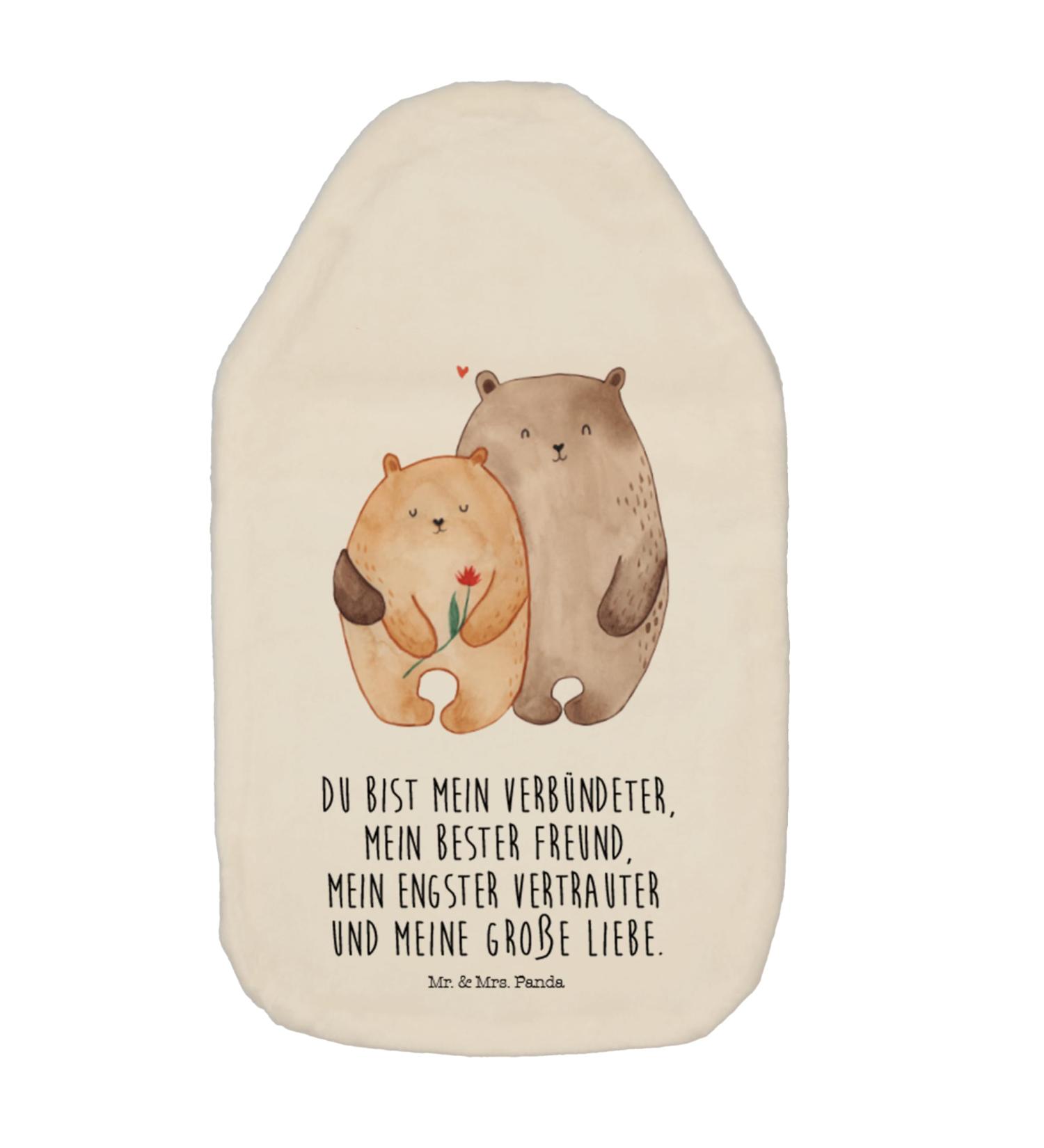Mr. & Mrs. Panda Warm Bottle Bear Love | Ideal Gift for Anniversaries & Kids | Cozy Heat Pillow & Hugging Companion - Buy Online on GoSupps.com
