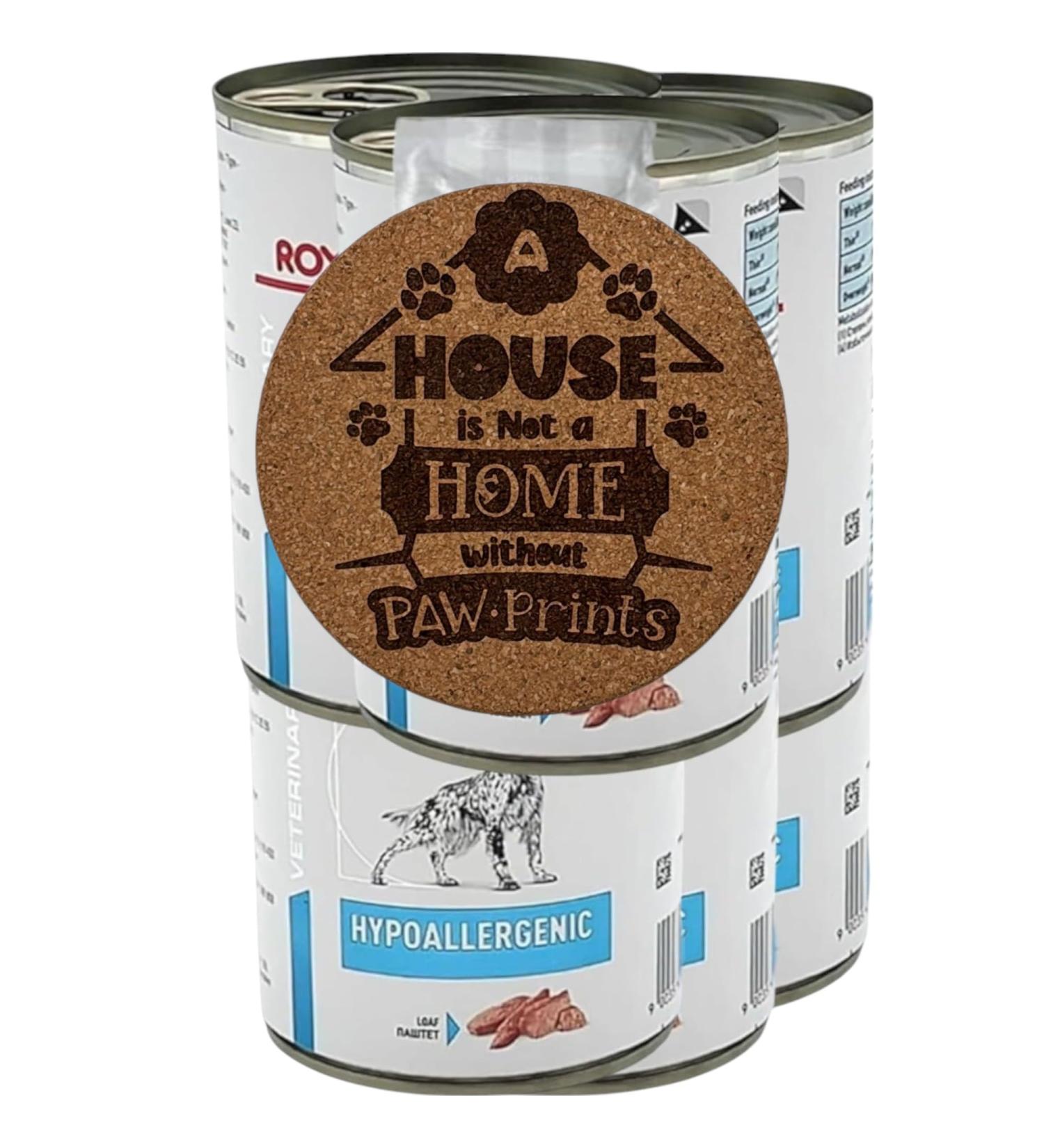 AETN Creations Hypoallergenic Wet Dog Food in Loaf 6 x 400g Cans Gently Cooked Sensitive Recipe for Adult Dogs with AETN Exclusive Coaster - Buy Online on GoSupps.com