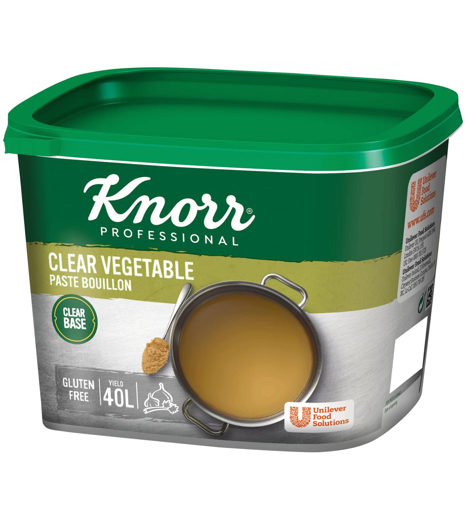 Knorr Professional Clear Vegetable Bouillon Paste - 2x1kg