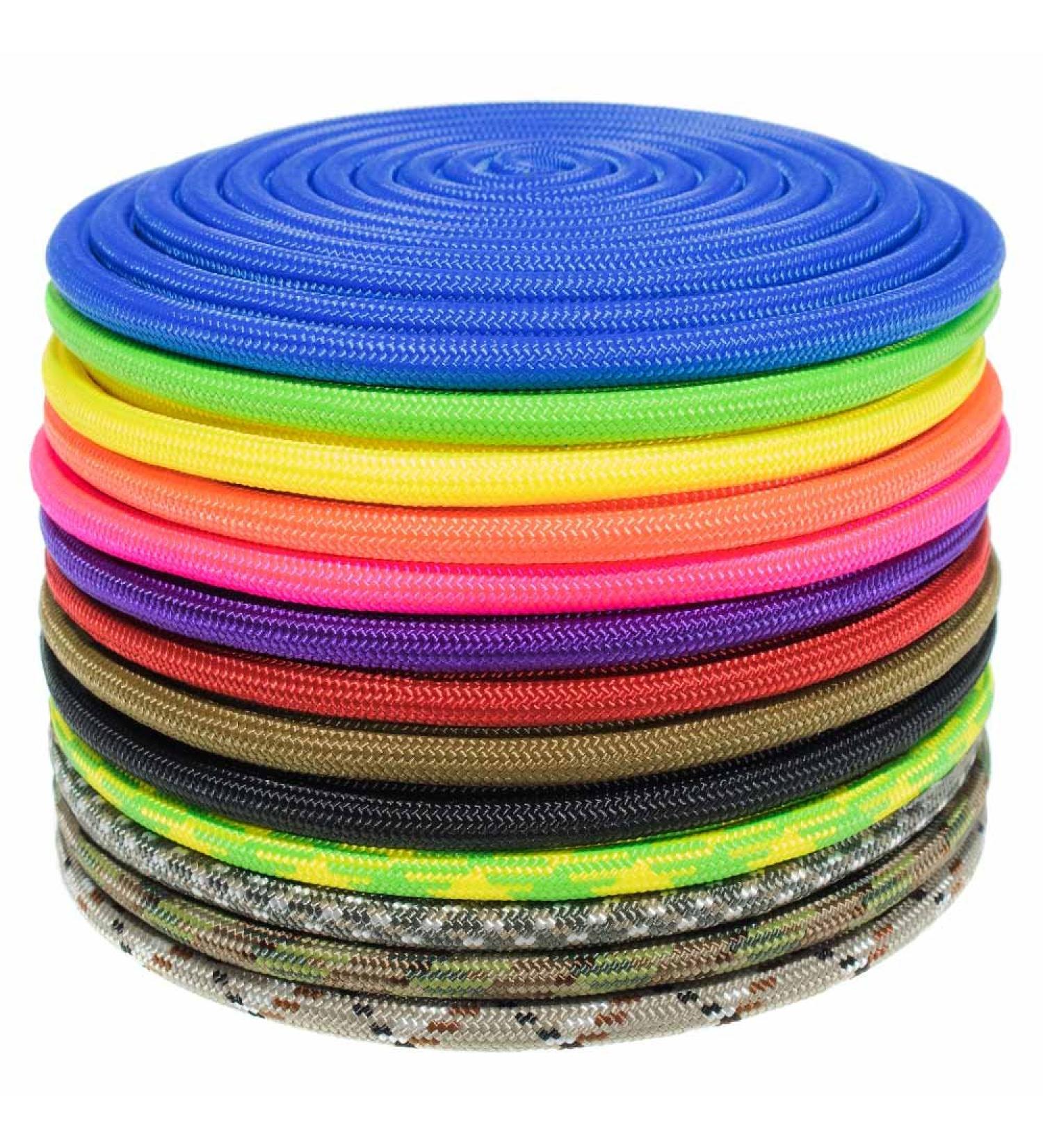 GOLBERG Nylon Paramax Utility Cord  Choose from 1/4 inch or 5/16 inch Diameter  Available in 5 Lengths and 20+ Colors Neon Yellow 5/16" X 100 Feet - Buy Online on GoSupps.com