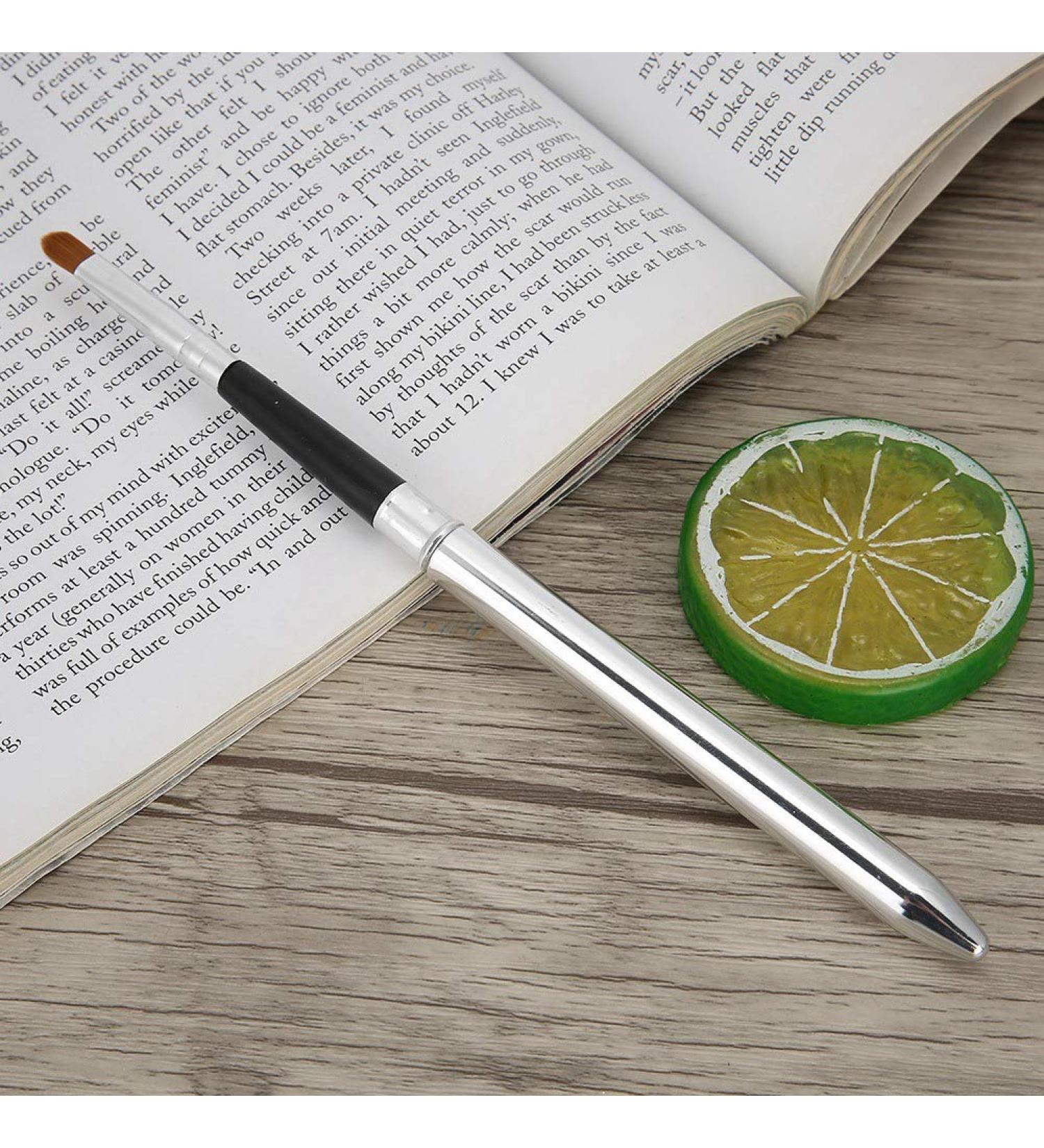 Soft and Smooth Lipstick Brush Clean and Sanitary Lightweight Cosmetic Tool Retractable for women make up - Buy Online on GoSupps.com