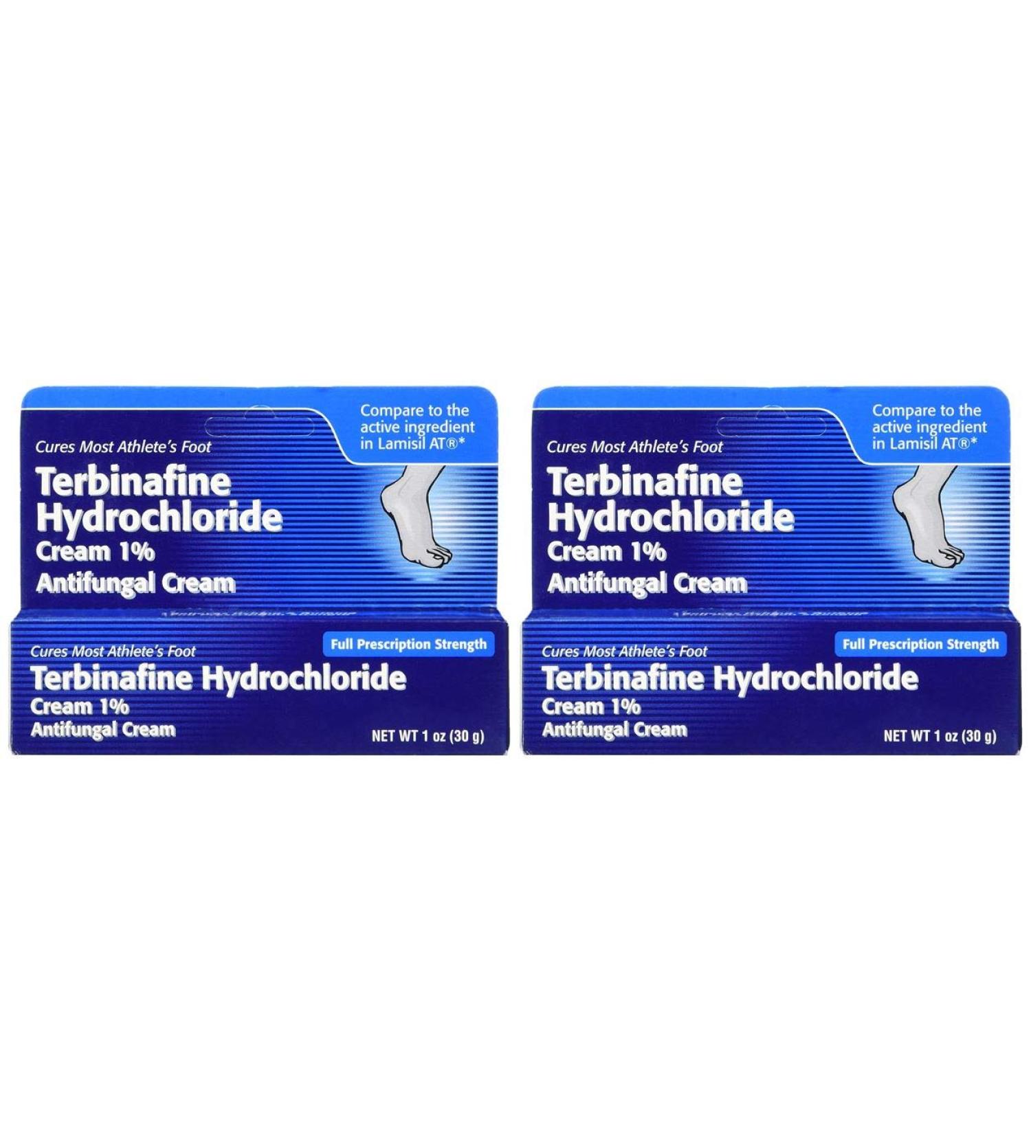 Lamisil Terbinafine Hydrochloride AntiFungal Cream, 1 Ounce, 2.0 Count
