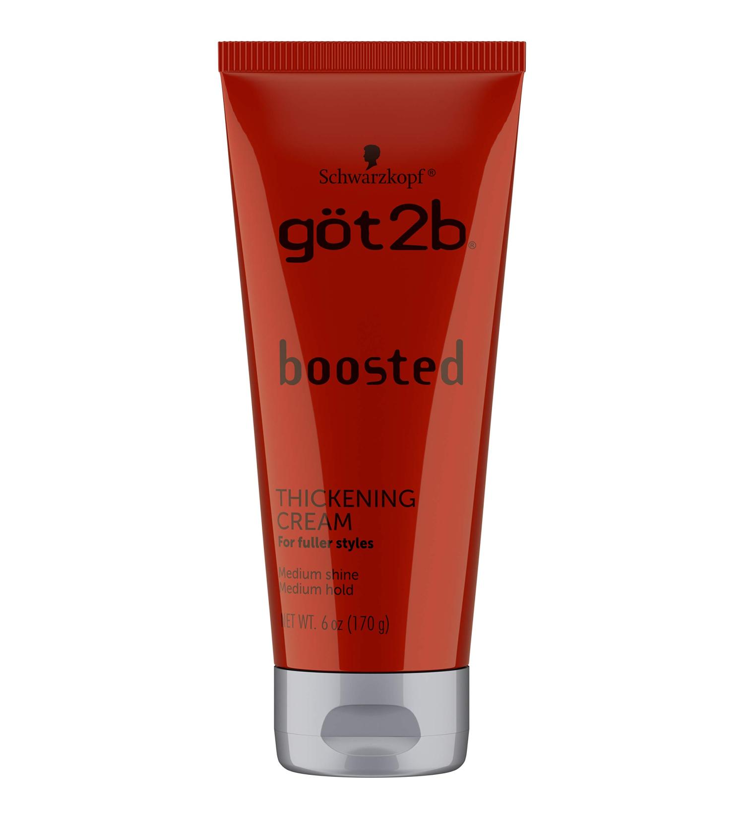 Got2b Boosted Thickening Cream 6 oz - Add Volume and Texture to Your Hair - Buy Online on GoSupps.com