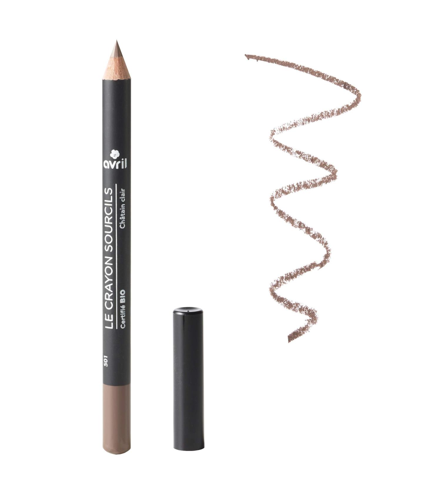 Crayon Sourcils Certified Organic Avril Beaut - Ch tain Clair Light Brown