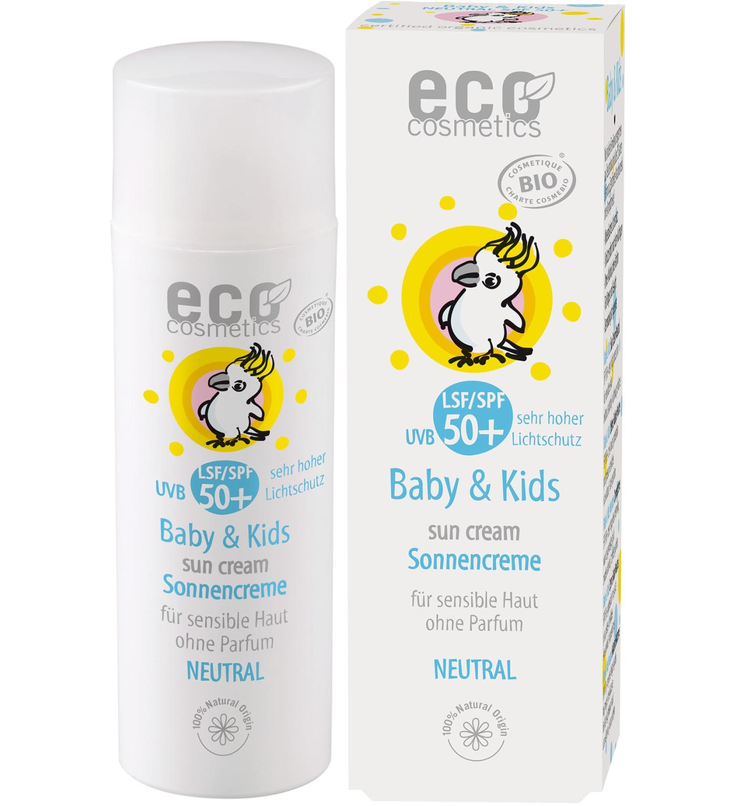 eco cosmetics Baby & Kids Sun Cream SPF 50 neutral (6 x 50 ml) 50 ml (pack of 6)