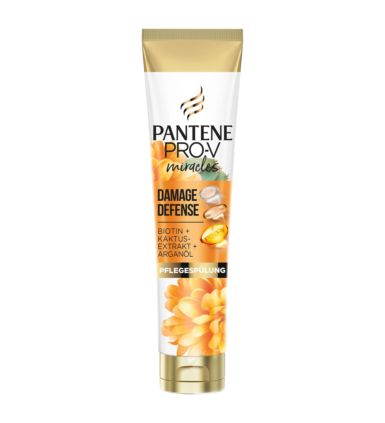 Pantene Pro-V Miracles Damage Defense Nursing 160ml - Biotin Cactus & Argan Oil for Dry Damaged Hair Care - Buy Online on GoSupps.com
