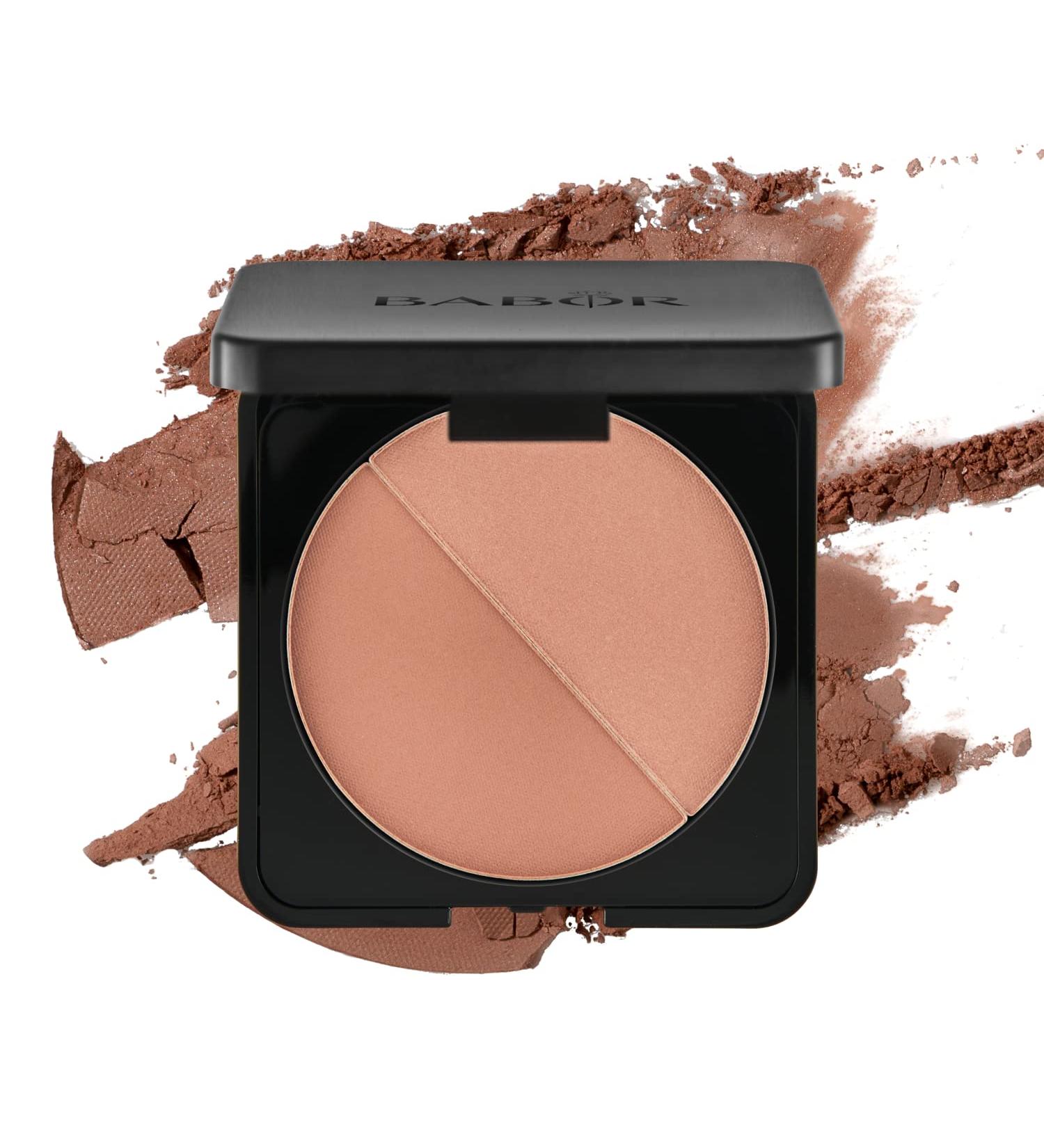 Babor Make Up Shaping Duo Powder - Contouring Shade & Modeling Powder (Matt & Shimmer) - 7g for Flawless Definition - Buy Online on GoSupps.com