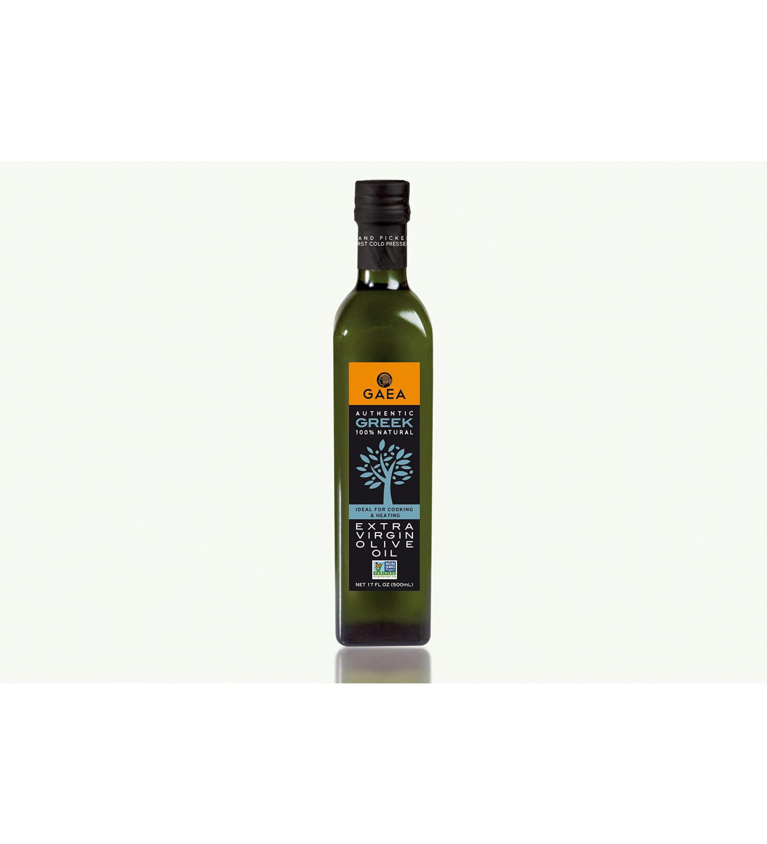 Gaea Greek Extra Virgin Olive Oil 17 fl oz (500 ml) - Premium Quality & Authentic Flavor - Buy Online on GoSupps.com