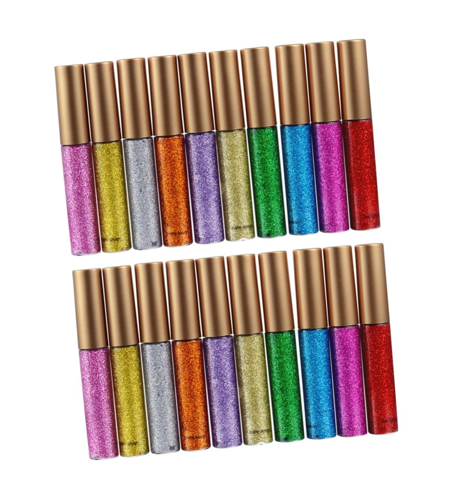 Didiseaon 20 Pcs Shiny Eyeshadow Eyeliner Eye Shadow Liquid Eyeshadow - Buy Online on GoSupps.com