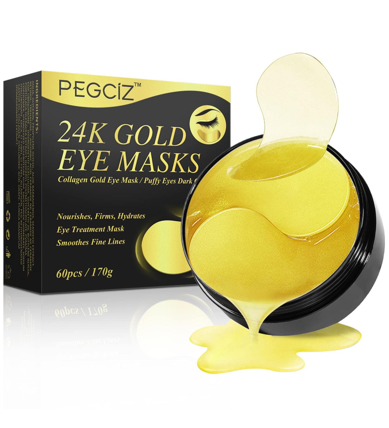 AIQIUSHA 30 Pairs Under Eye Treatment Masks Natural Gel Patch Lighten Dark Circles Collagen Eye Care Mask for Anti-Wrinkle Eye Bags Skin Care Moisturizing Soothing Firming - Buy Online on GoSupps.com