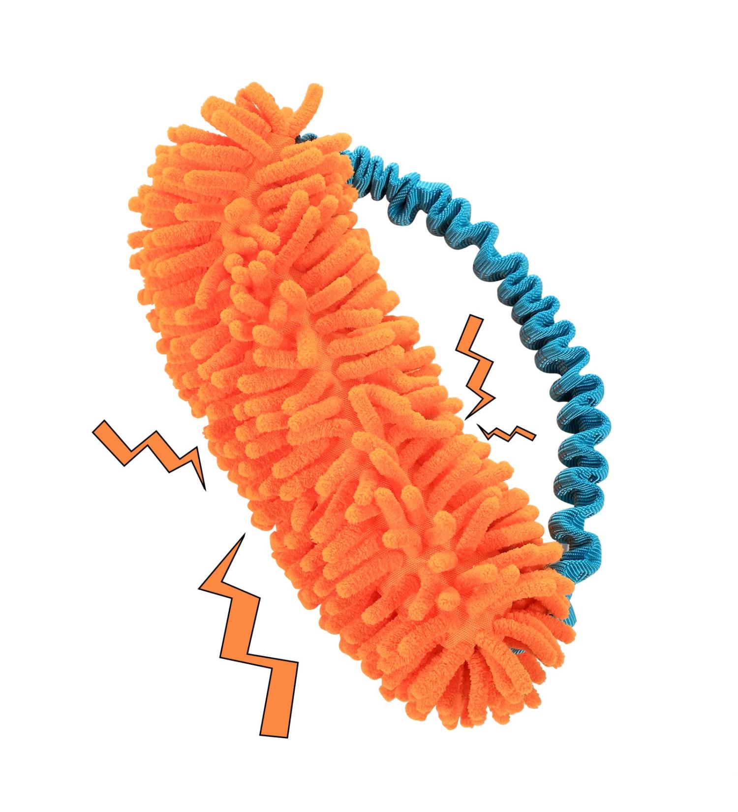 Schitec Interactive Dog Toys - Squeaky Dashy Training Rope for Puppies & Dogs | Durable Chenille & Curved Handle - Buy Online on GoSupps.com