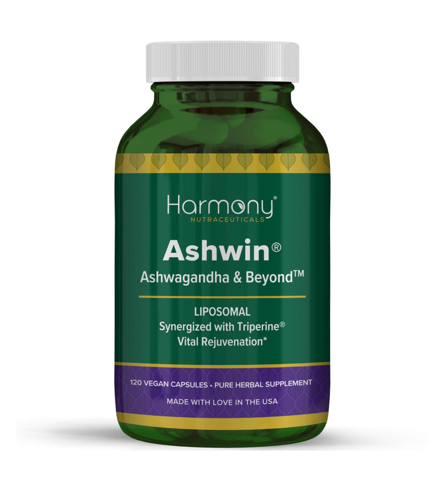 Ashwin Liposomal Ashwagandha High Potency Root Extract for Stress Resilience & Vitality with Triperine Absorption Complex Dr. Gumman s Clinical Grade 120 Vegan Capsules Made in USA - Buy Online on GoSupps.com