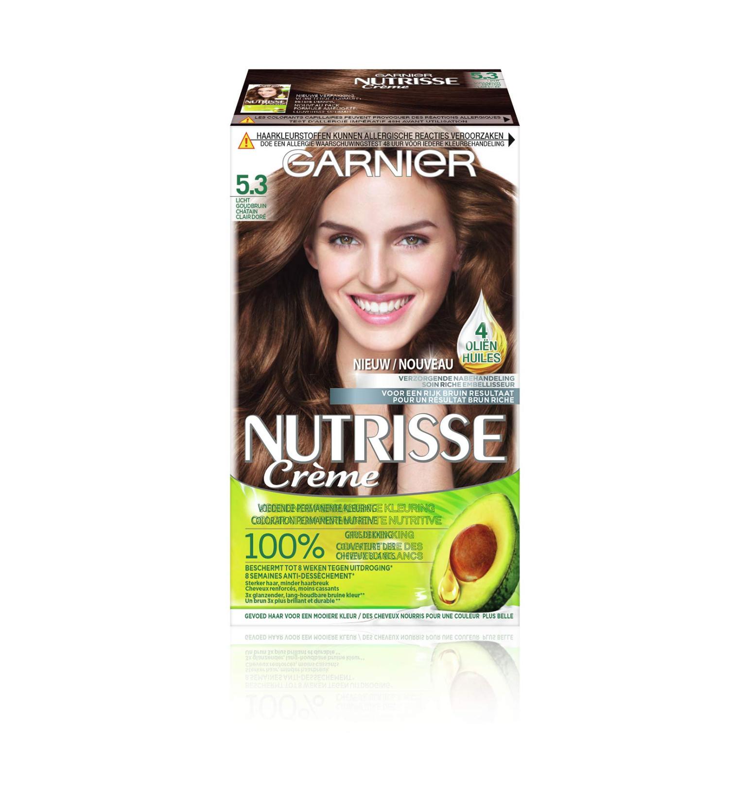 Garnier Nutrisse 53 Hair Color - Velvet Brown (1 Pack) | Premium International Shipping - Buy Online on GoSupps.com