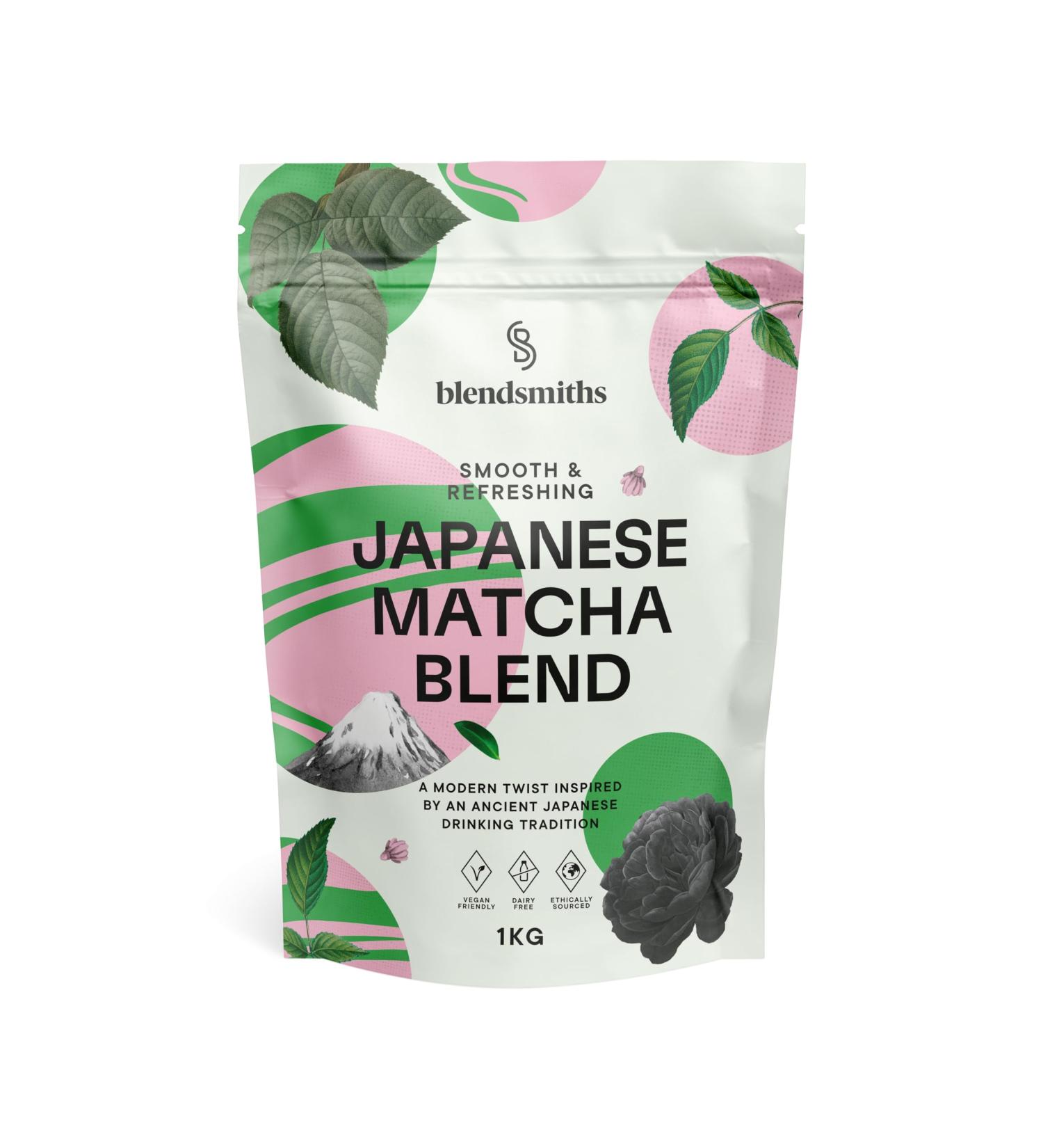 BLENDSMITHS | Japanese Matcha Blend | Matcha Green Tea Blend | 1kg Bag - 121 servings