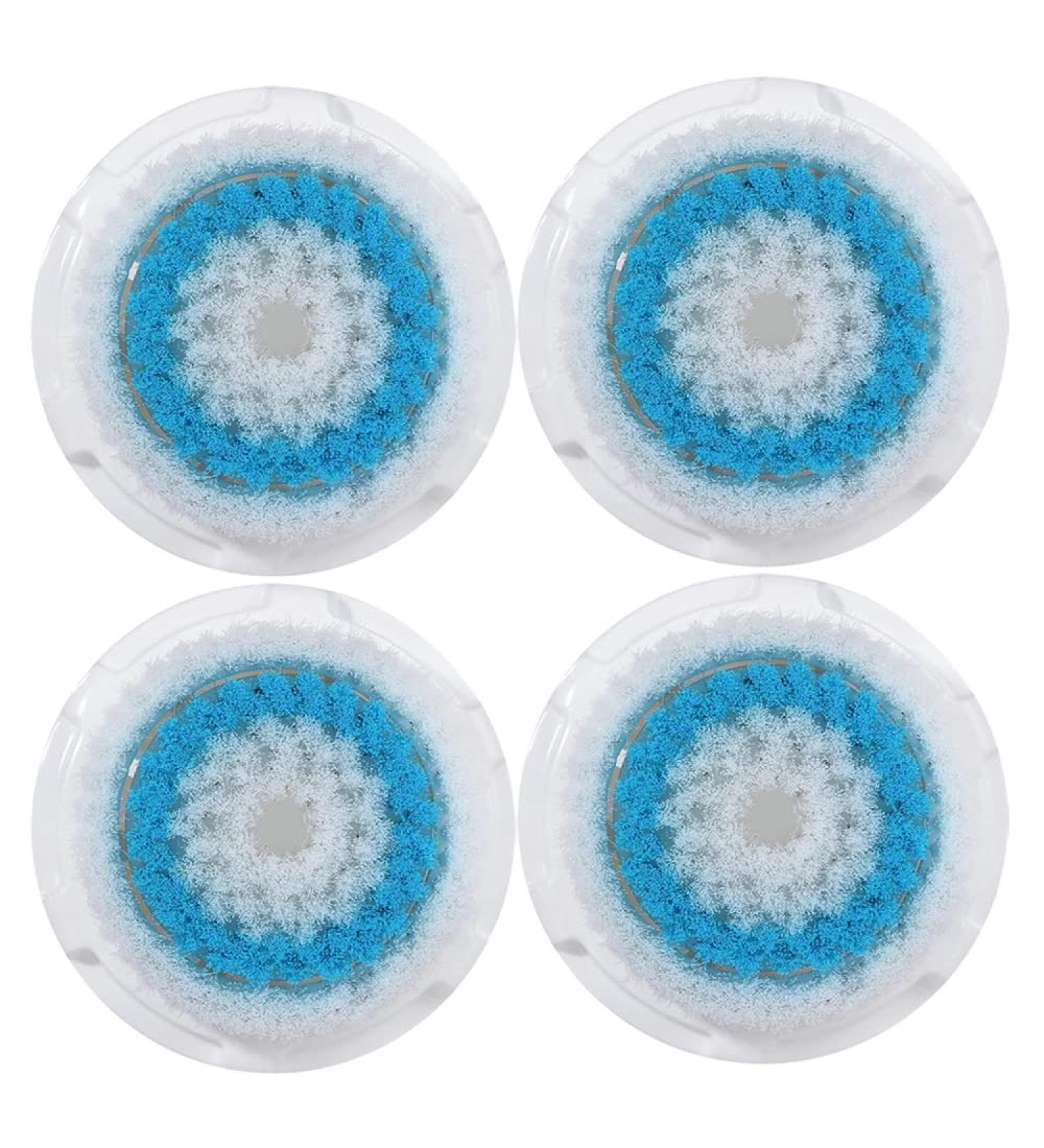 TOPyoth Facial Brush Head Replacements - Sensitive Exfoliating Brush (Blue 4 Pack) - Buy Online on GoSupps.com