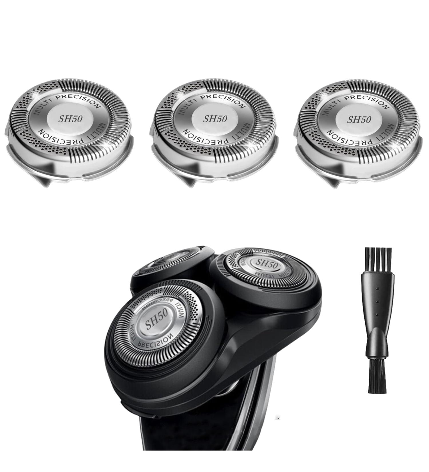 SH50 Replacement Heads for Series 5000 Shavers - 3 Silver Compatible Heads for Optimal Performance | Buy Now - Buy Online on GoSupps.com