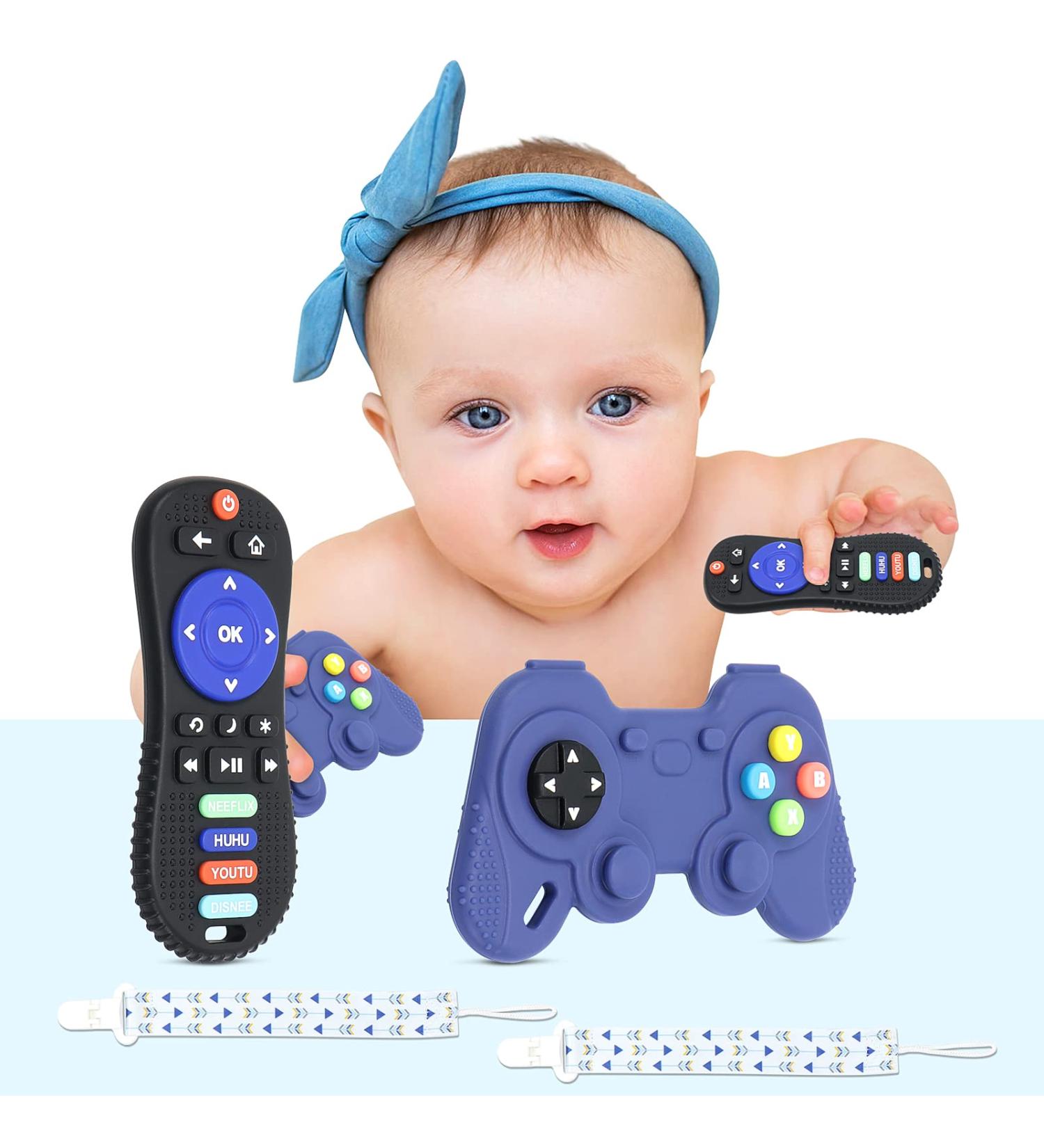 Meetory Silicone Baby Remote Control Toy - Teether for Babies 6-18 Months - Buy Online on GoSupps.com